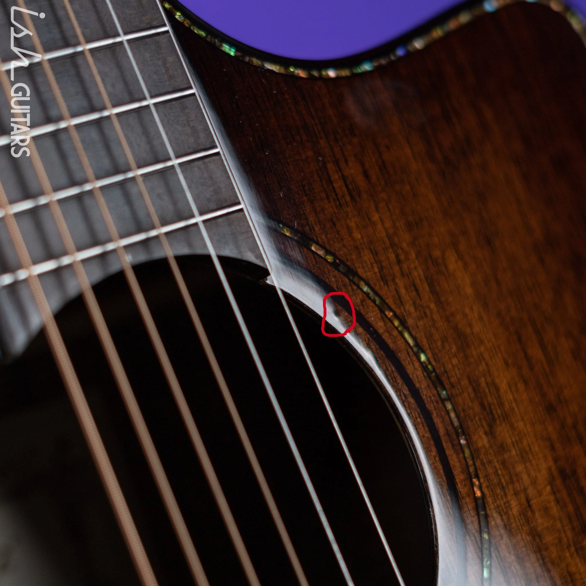 Alvarez MGA77CEAR Masterworks Elite Acoustic-Electric Guitar Shadow Burst - Image 9