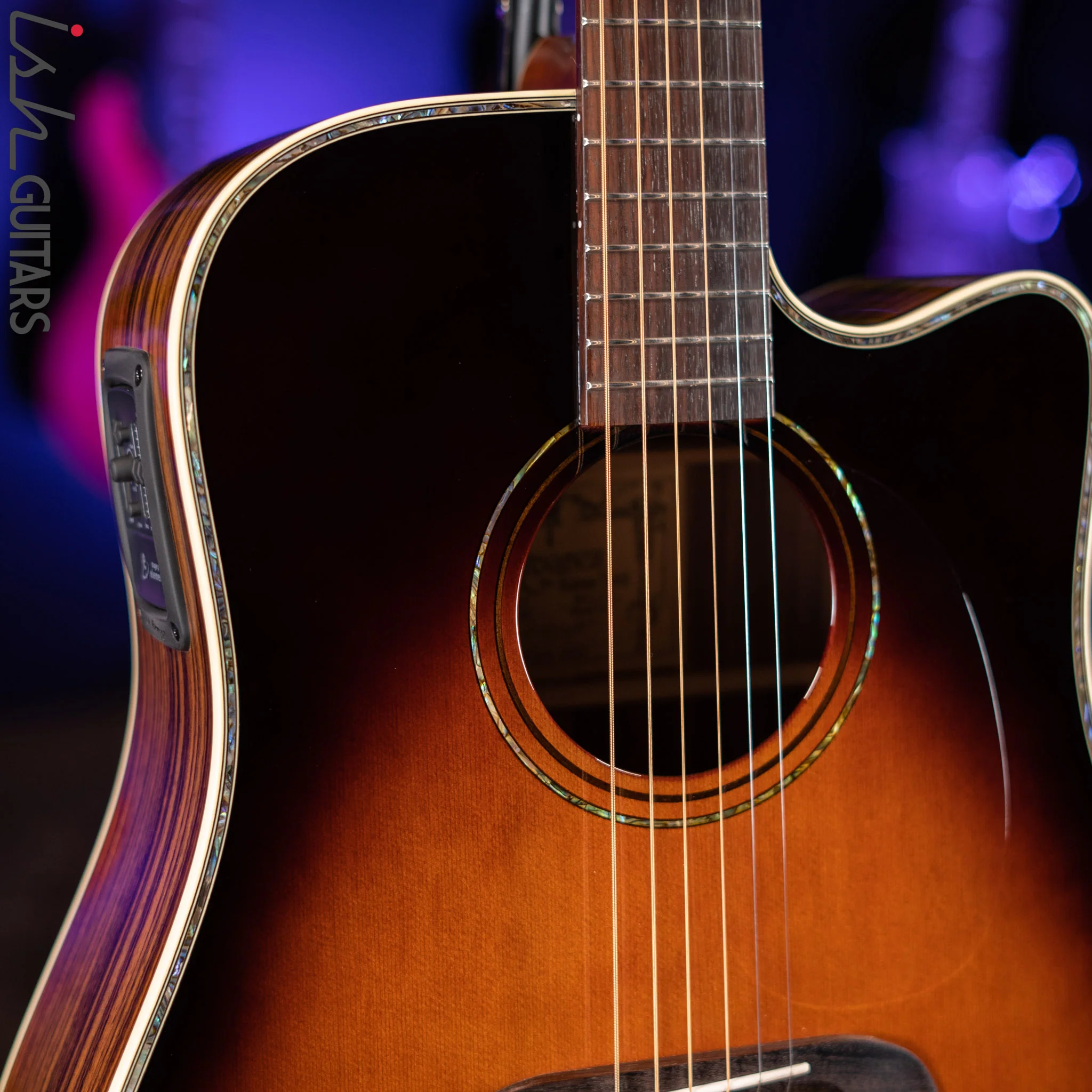 Alvarez Yairi DY1TS Stage Dreadnaught Cutaway Acoustic/Electric - Image 3