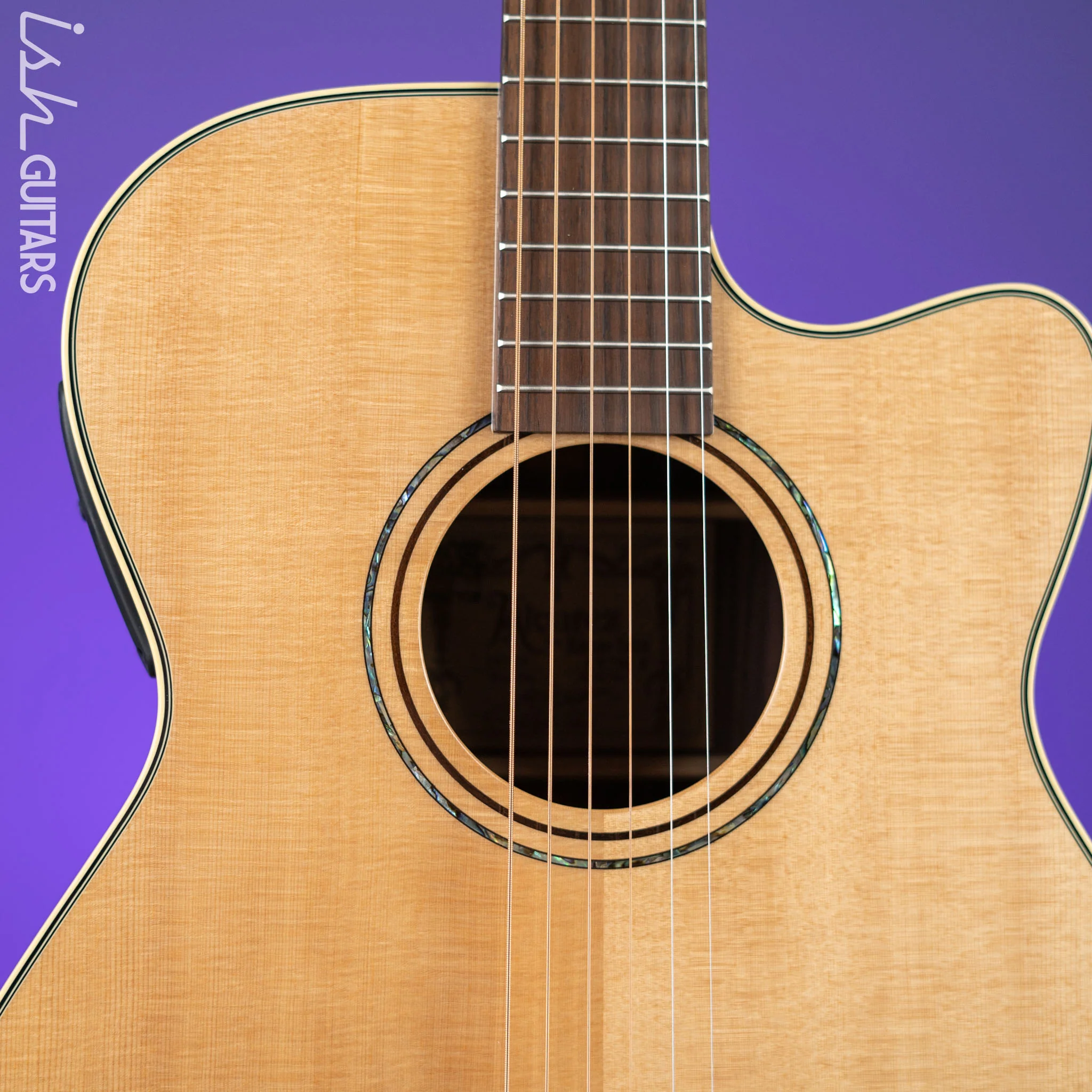 Alvarez Yairi FY70CE Standard Folk Cutaway Natural B-Stock - Image 4