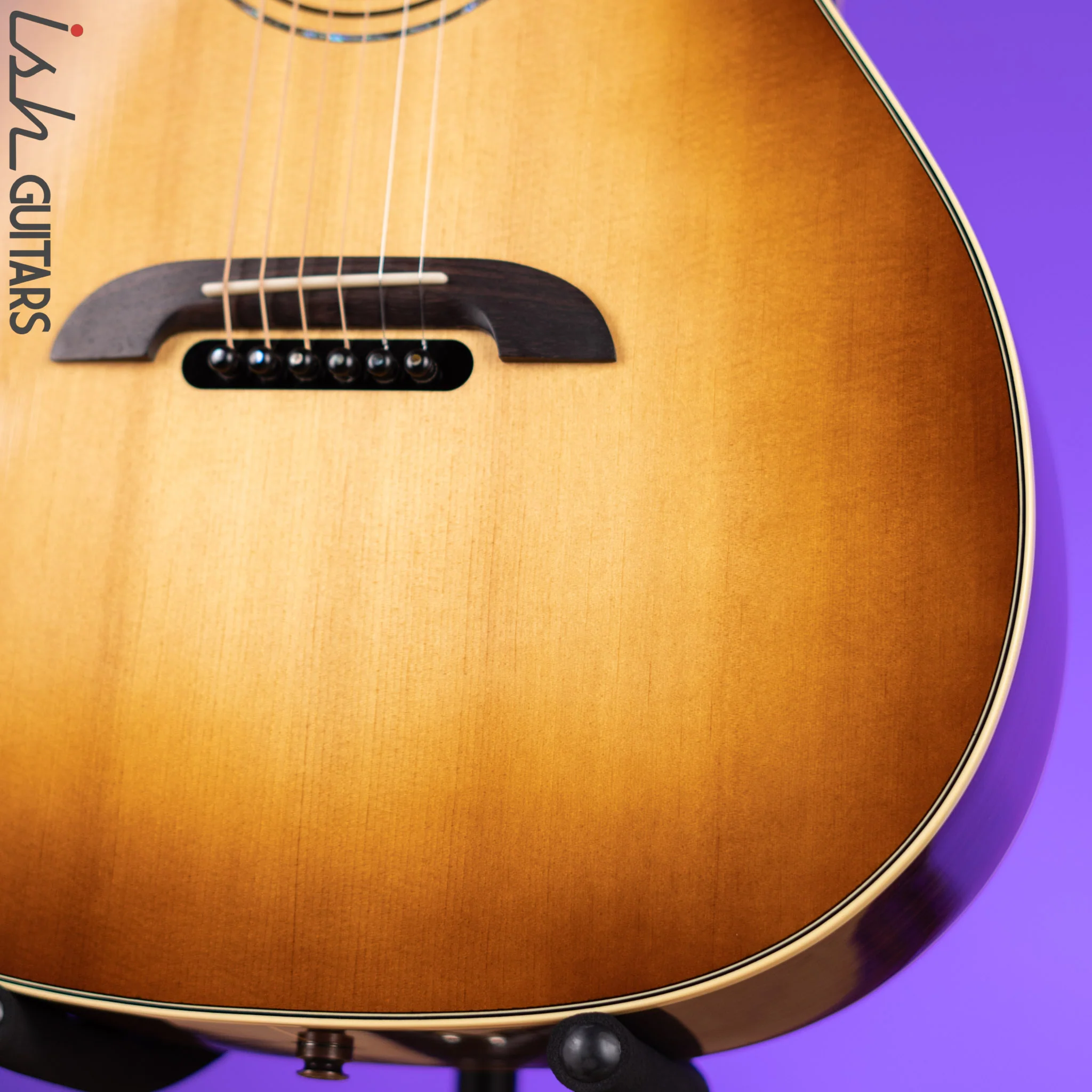 Alvarez Yairi FY70CESHB Acoustic Electric Guitar Shadow Burst Demo - Image 4