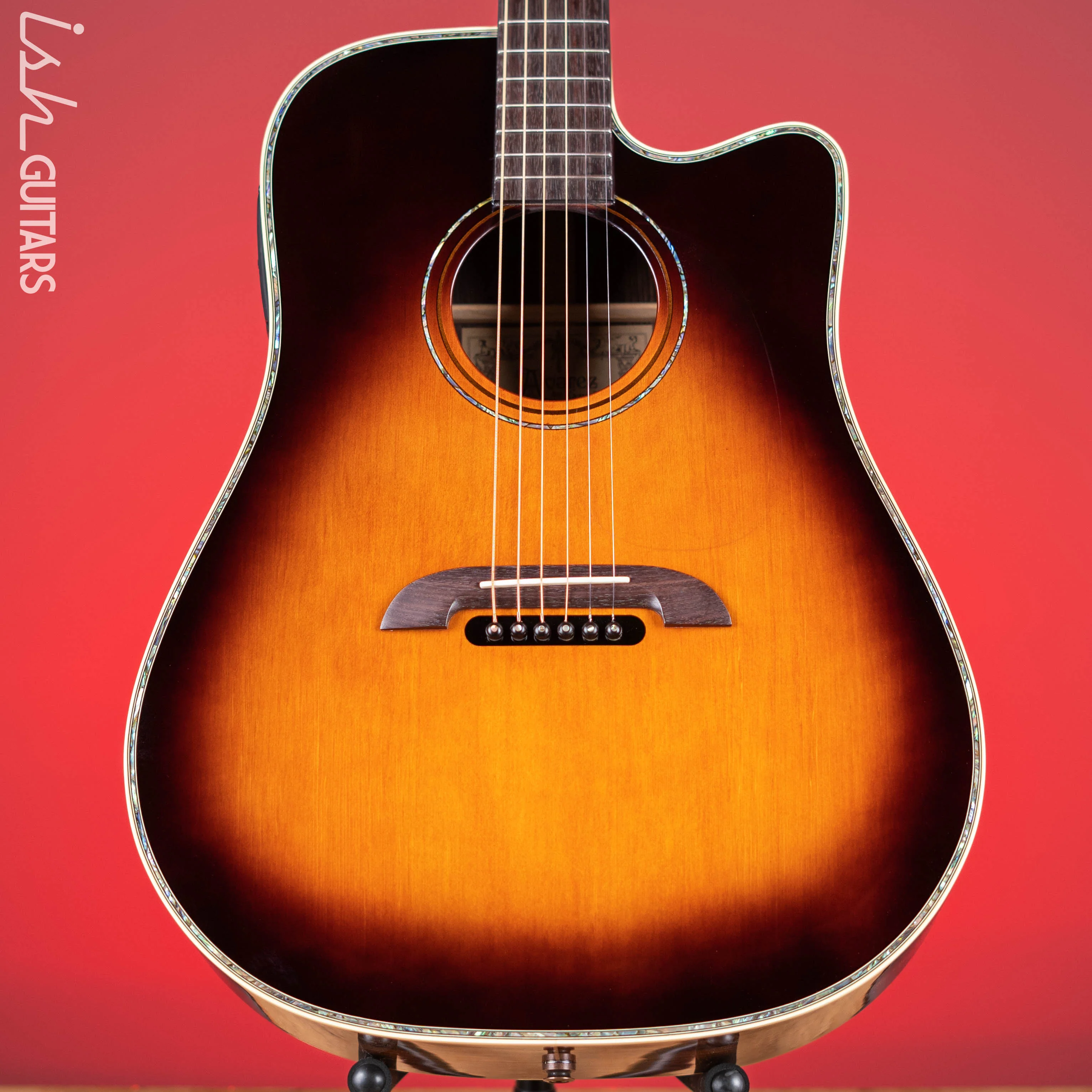 Alvarez Yairi Stage Dreadnought DY1TS Acoustic Electric Guitar Cutaway Natural