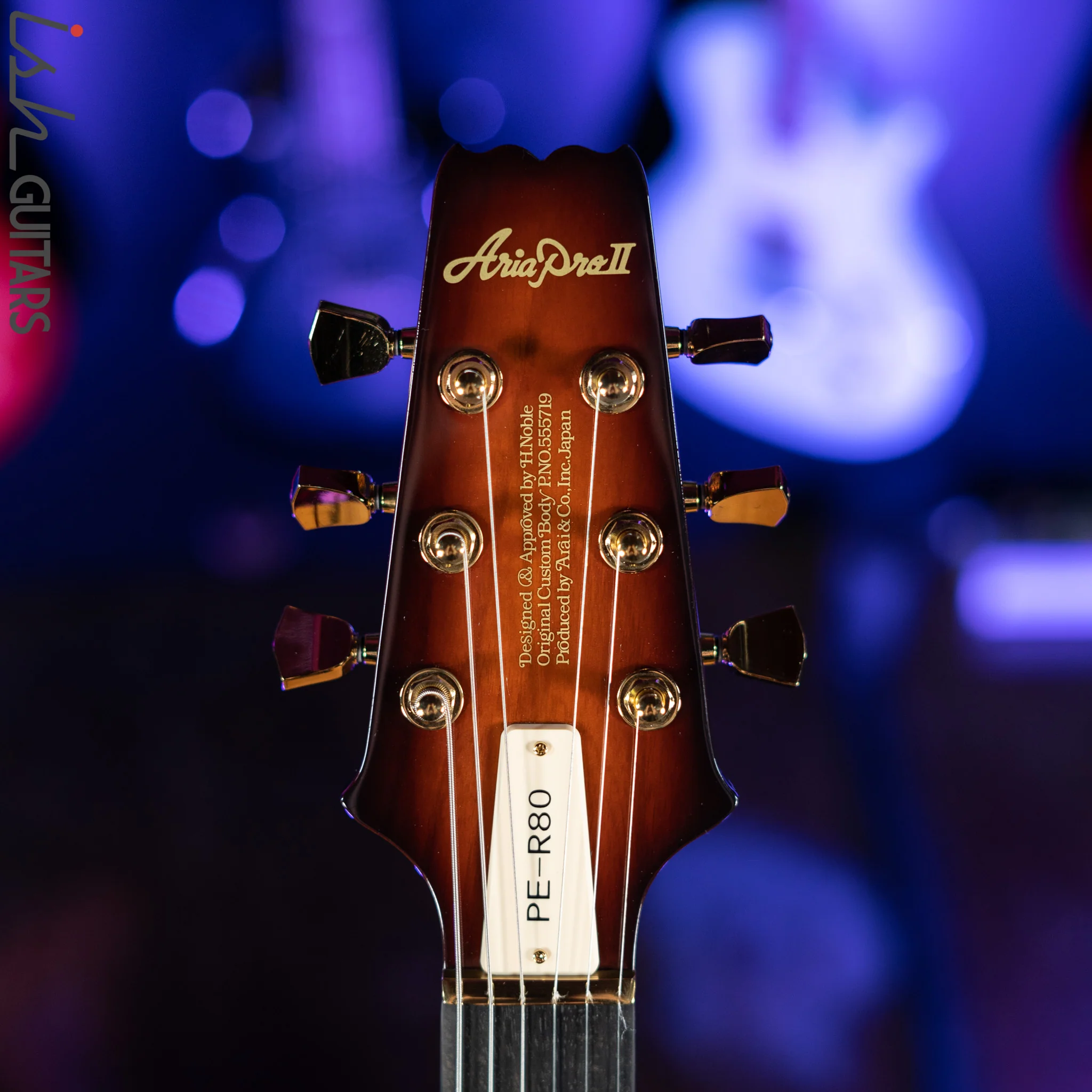 Aria Pro II PE-R80 Japan Brown Made in Japan MIJ Electric Guitar - Image 7