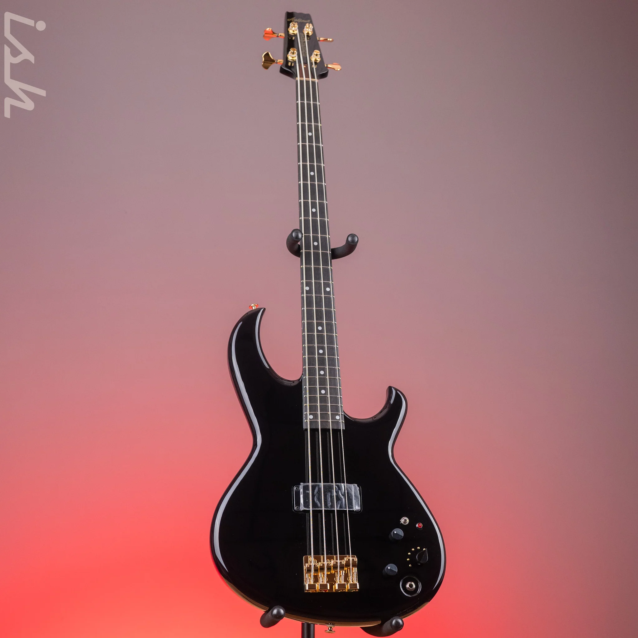 Aria Pro II SB-1000 4-String Bass Black - Image 2