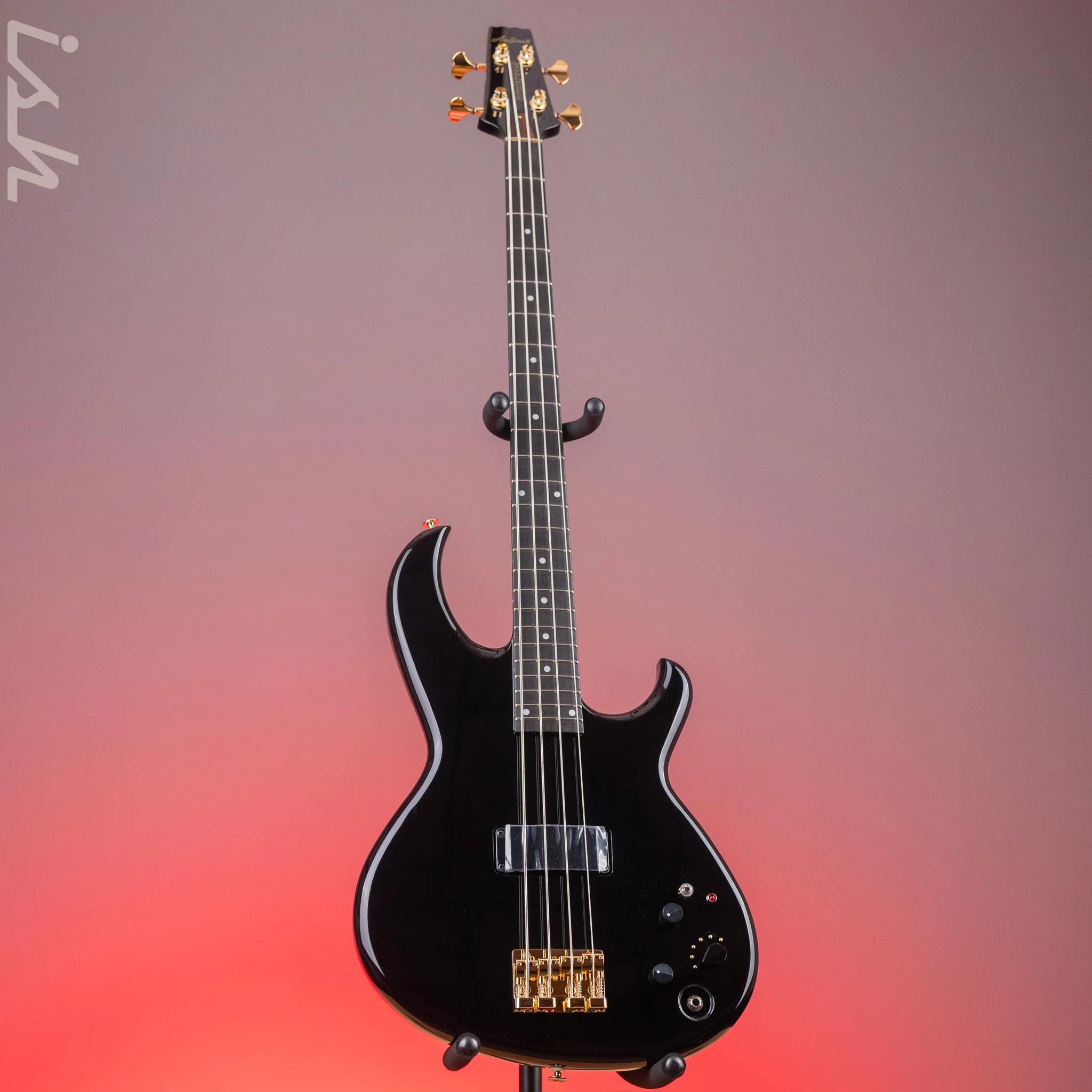 Aria Pro II SB-1000 4-String Bass Black - Image 2