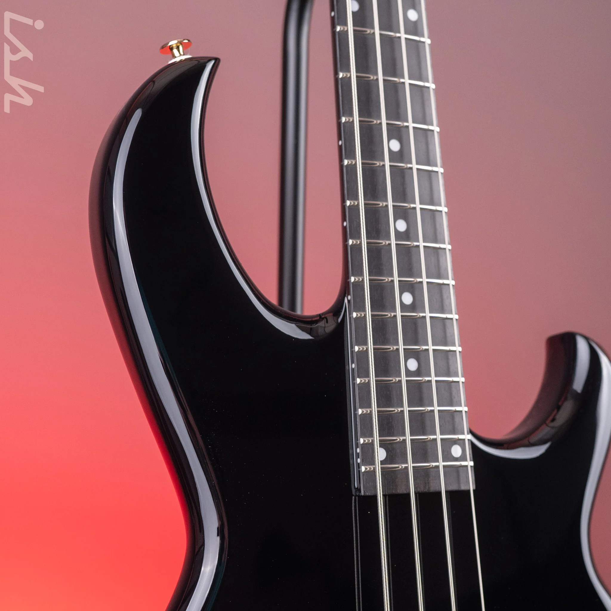 Aria Pro II SB-1000 4-String Bass Black - Image 3