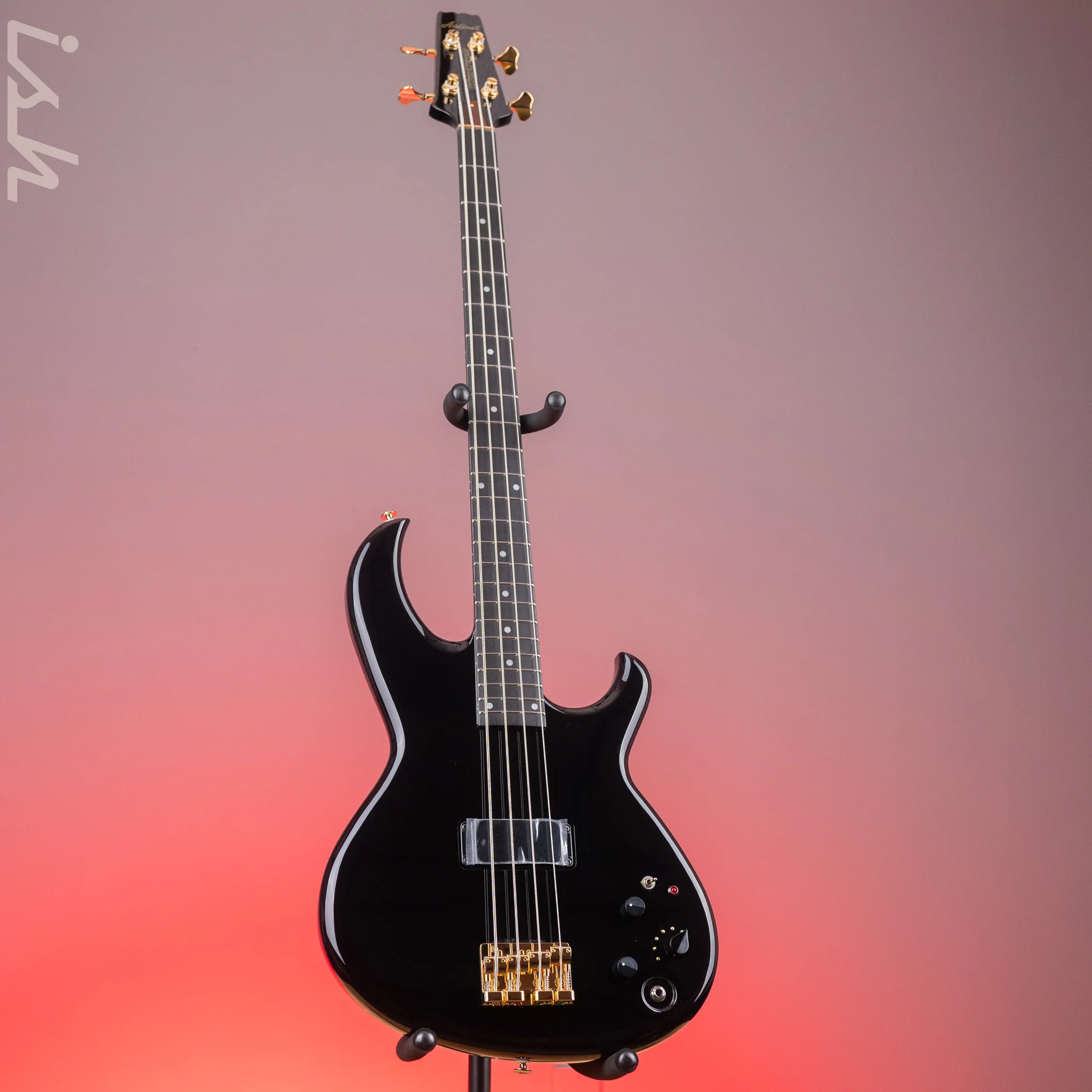 Aria Pro II SB-1000 4-String Bass Black - Image 2