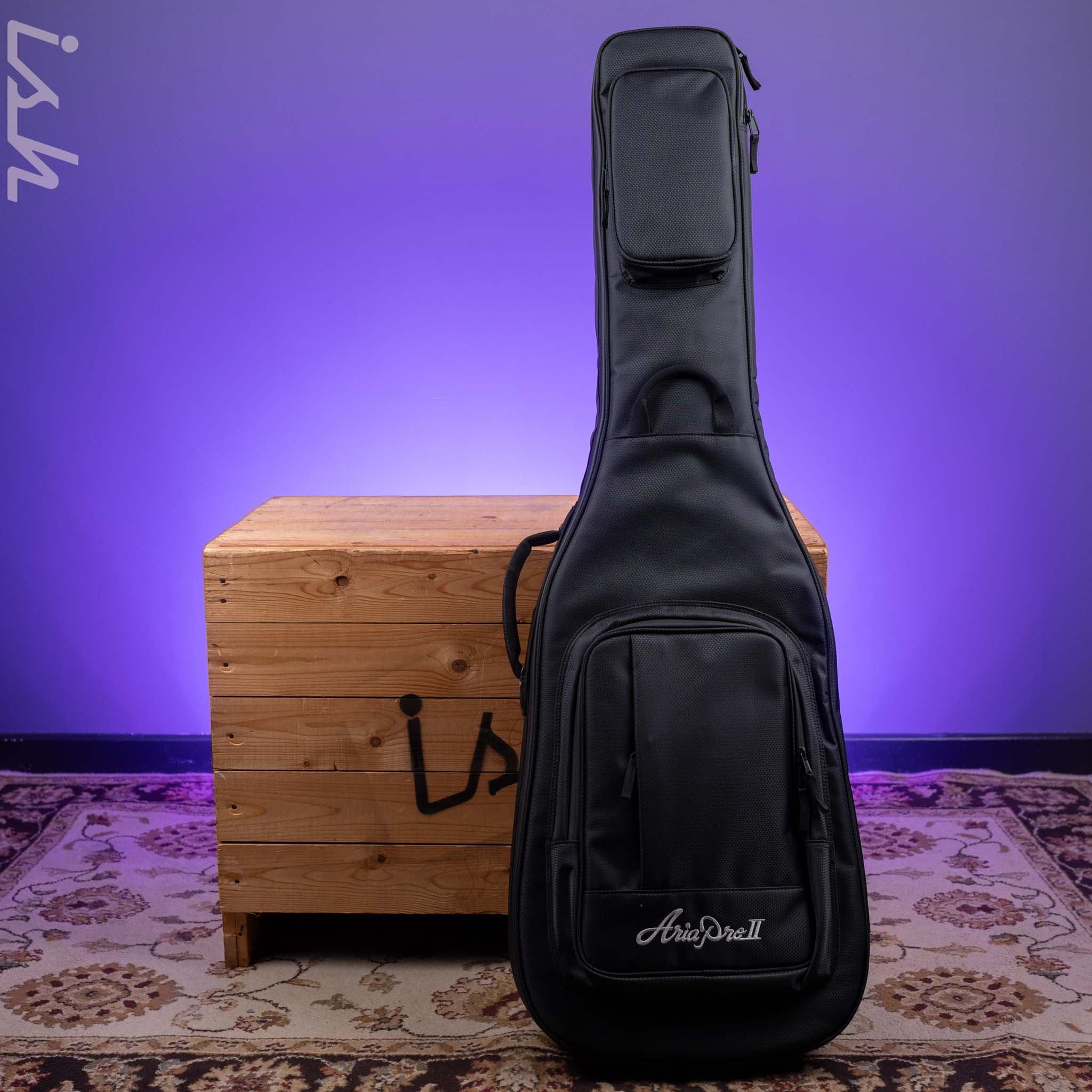 Aria Pro II SB-1000 4-String Bass Black - Image 11