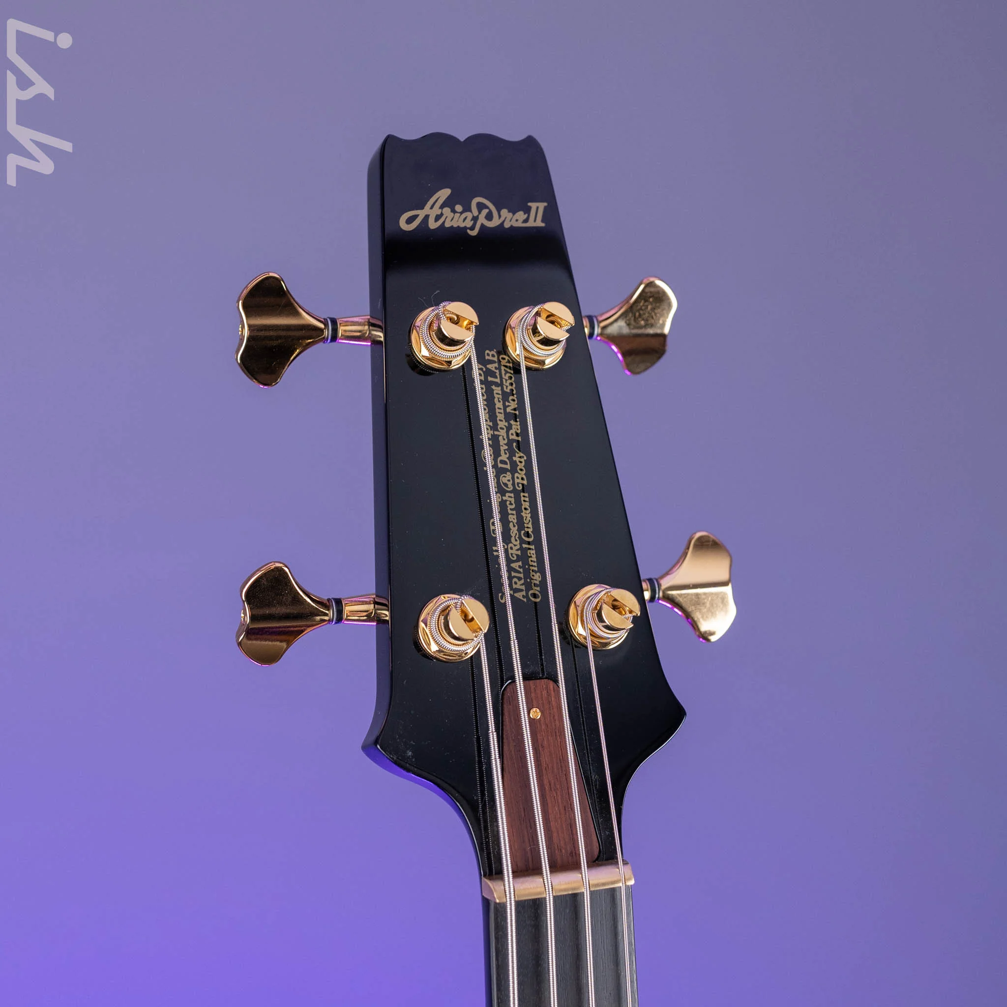 Aria Pro II SB-1000 4-String Bass Black - Image 5