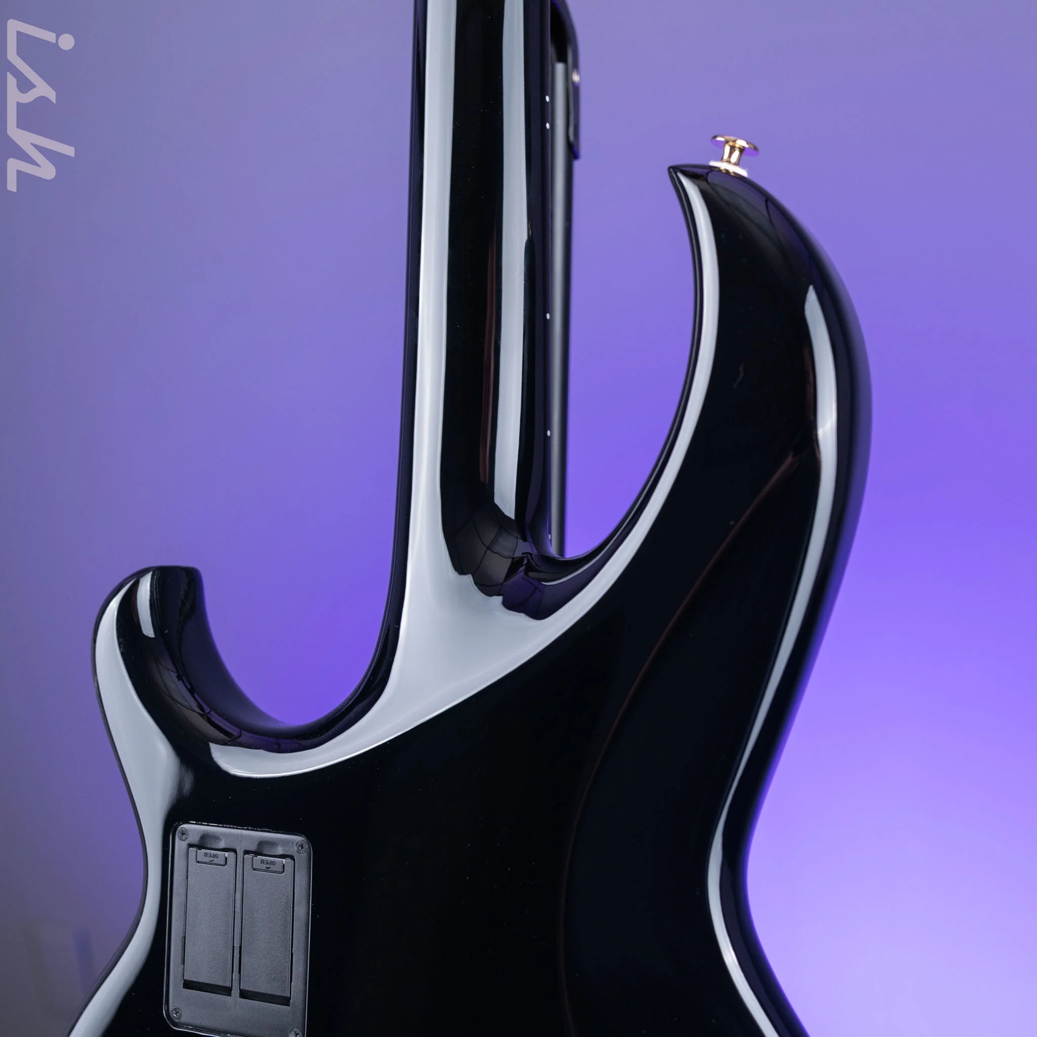 Aria Pro II SB-1000 4-String Bass Black - Image 8