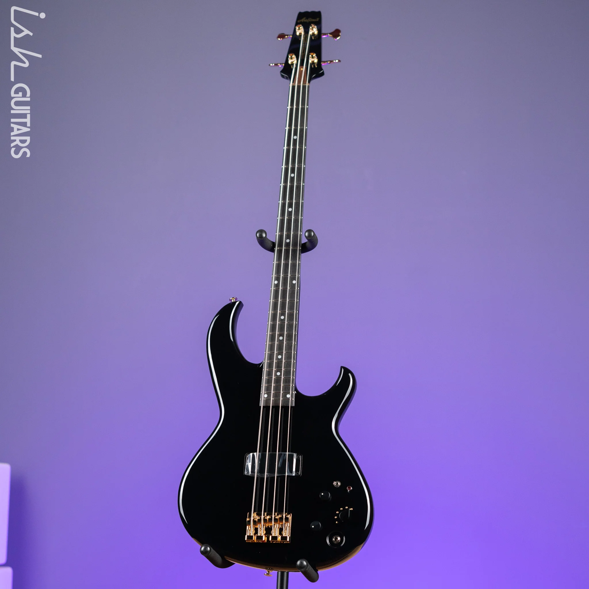 Aria Pro II SB-1000 4-String Bass Guitar Black - Image 2