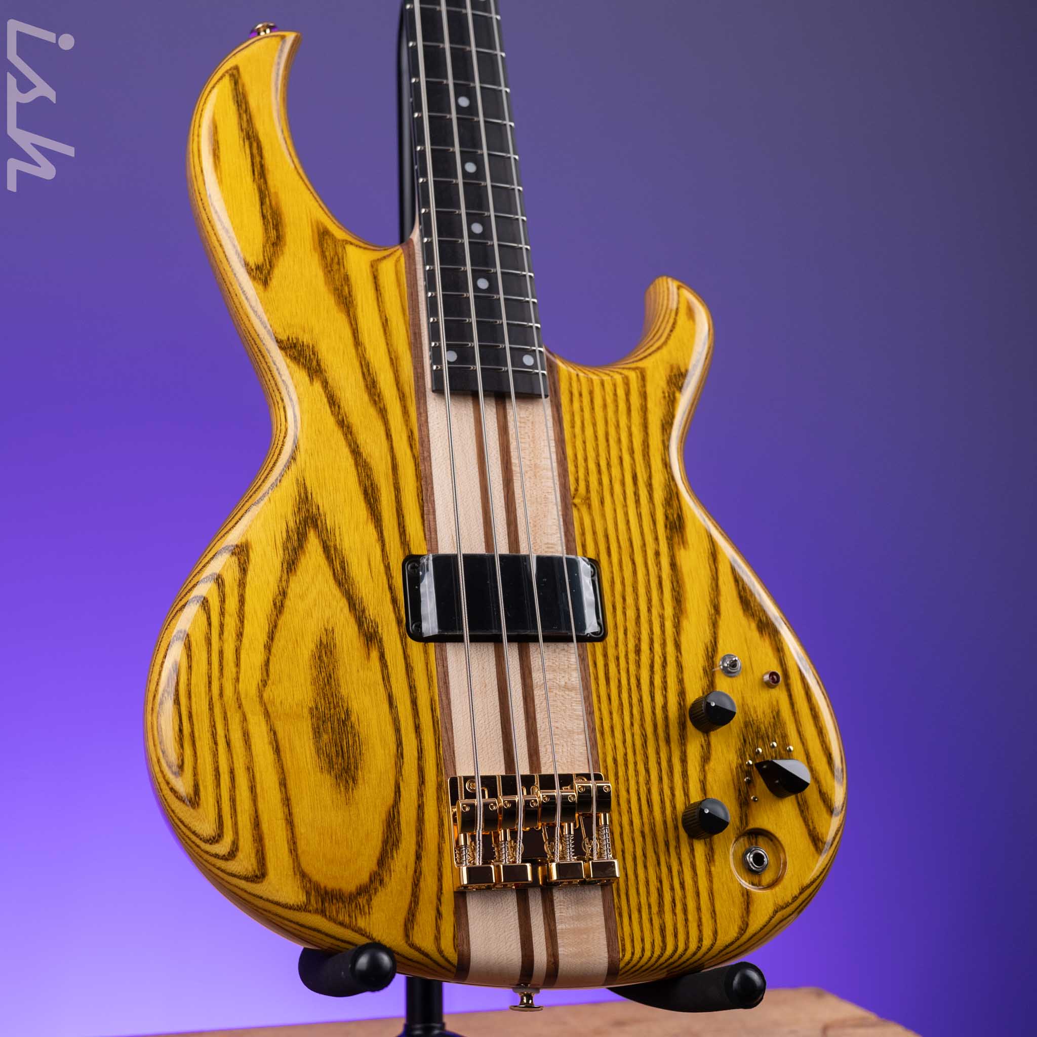 Aria Pro II SB-1000 4-String Bass Natural Oak