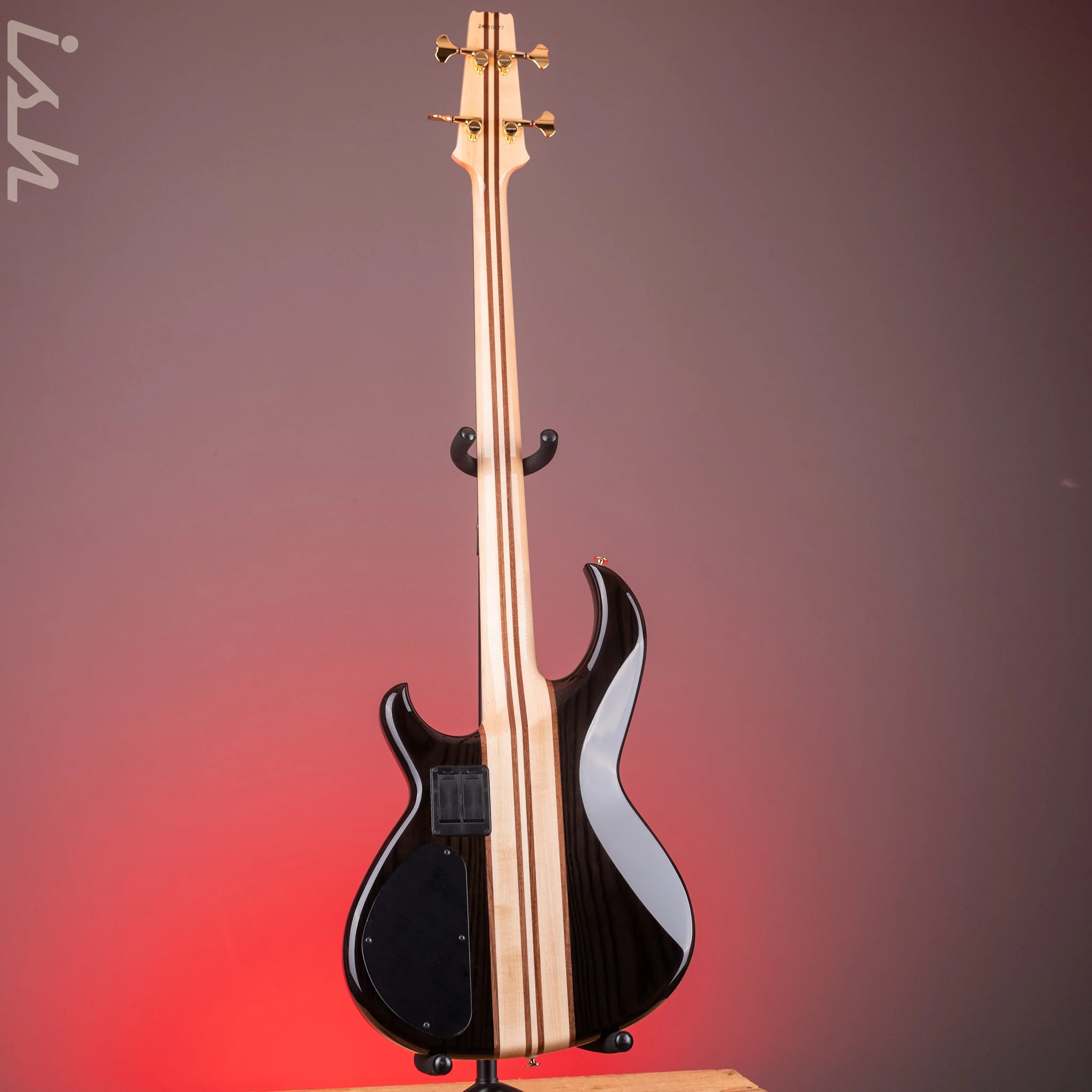 Aria Pro II SB-1000 4-String Bass See-Through Black - Image 7