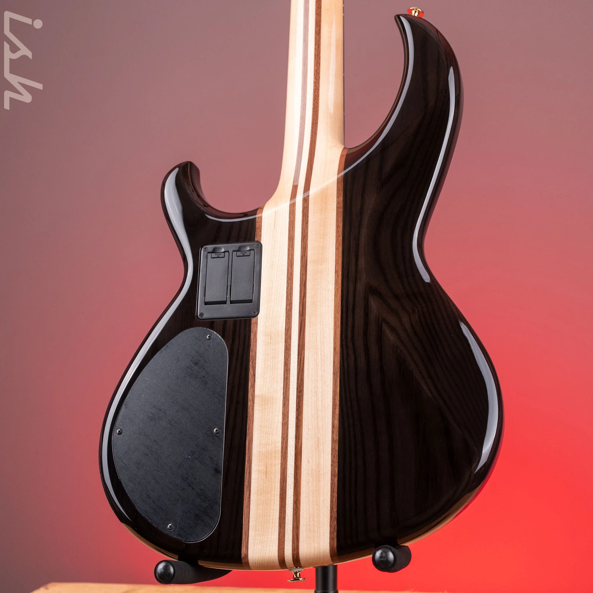 Aria Pro II SB-1000 4-String Bass See-Through Black - Image 8