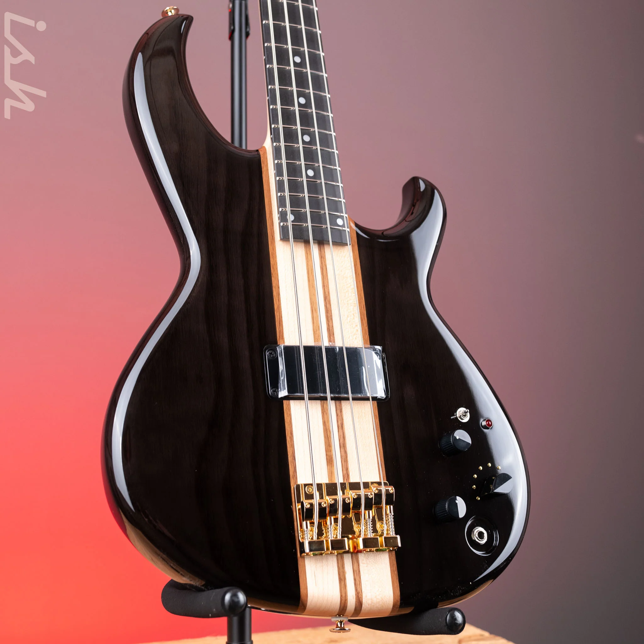 Aria Pro II SB-1000 4-String Bass See-Through Black