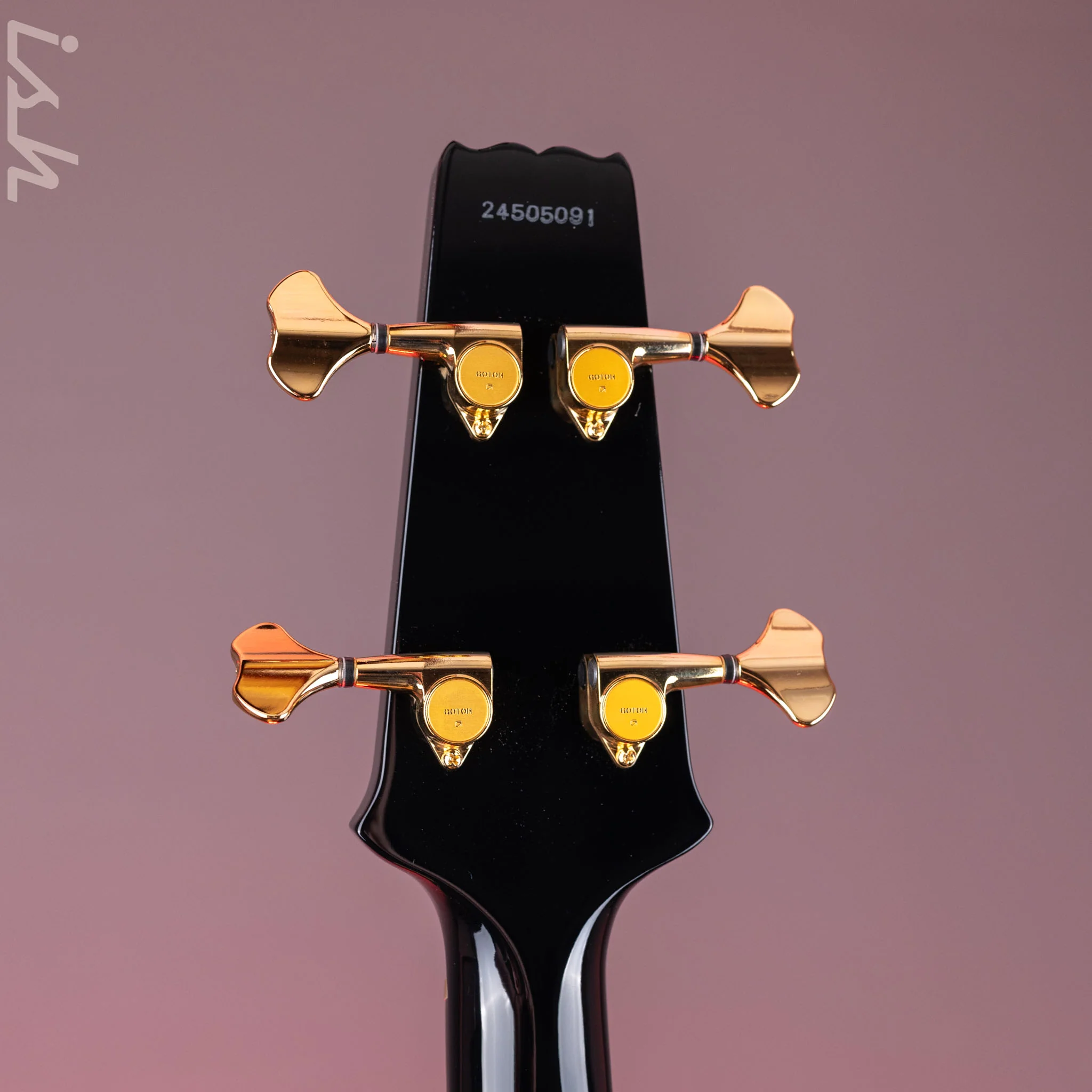 Aria Pro II SB-1000 4-String Bass Solid Black - Image 10