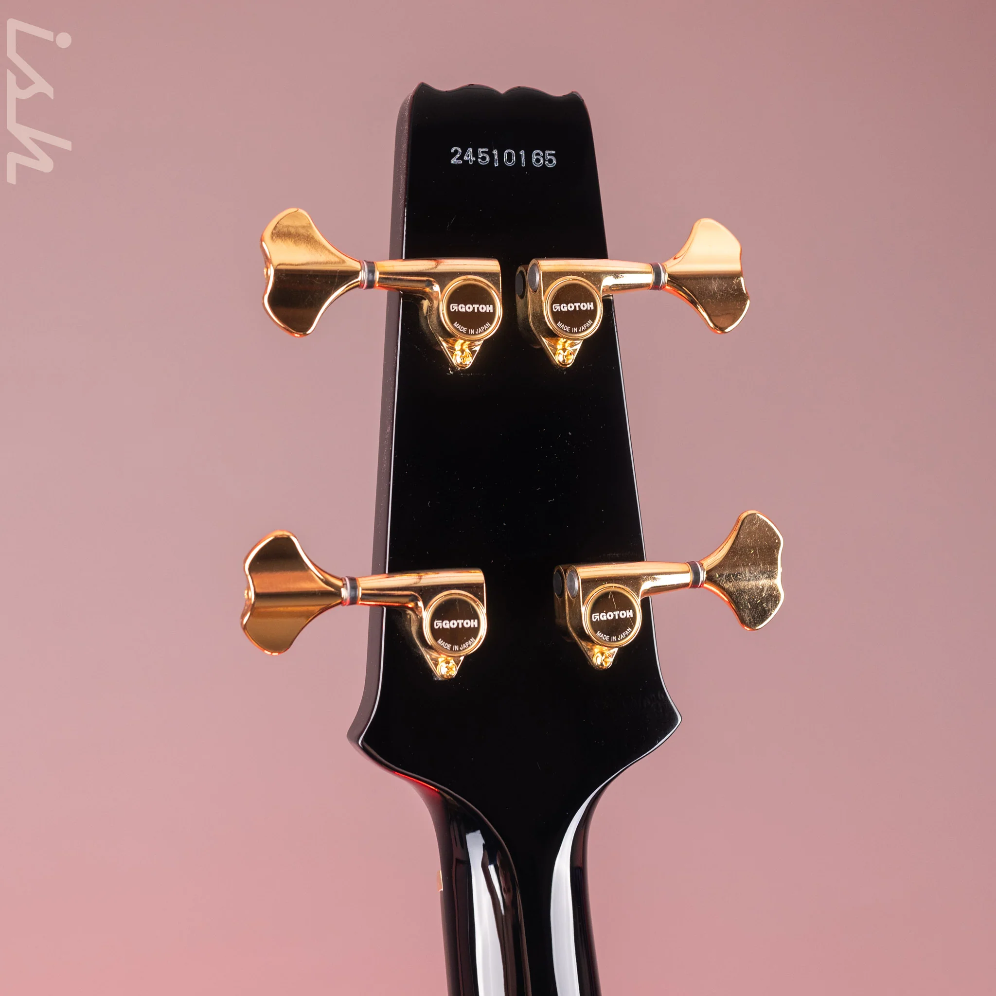 Aria Pro II SB-1000 4-String Bass Solid Black - Image 11