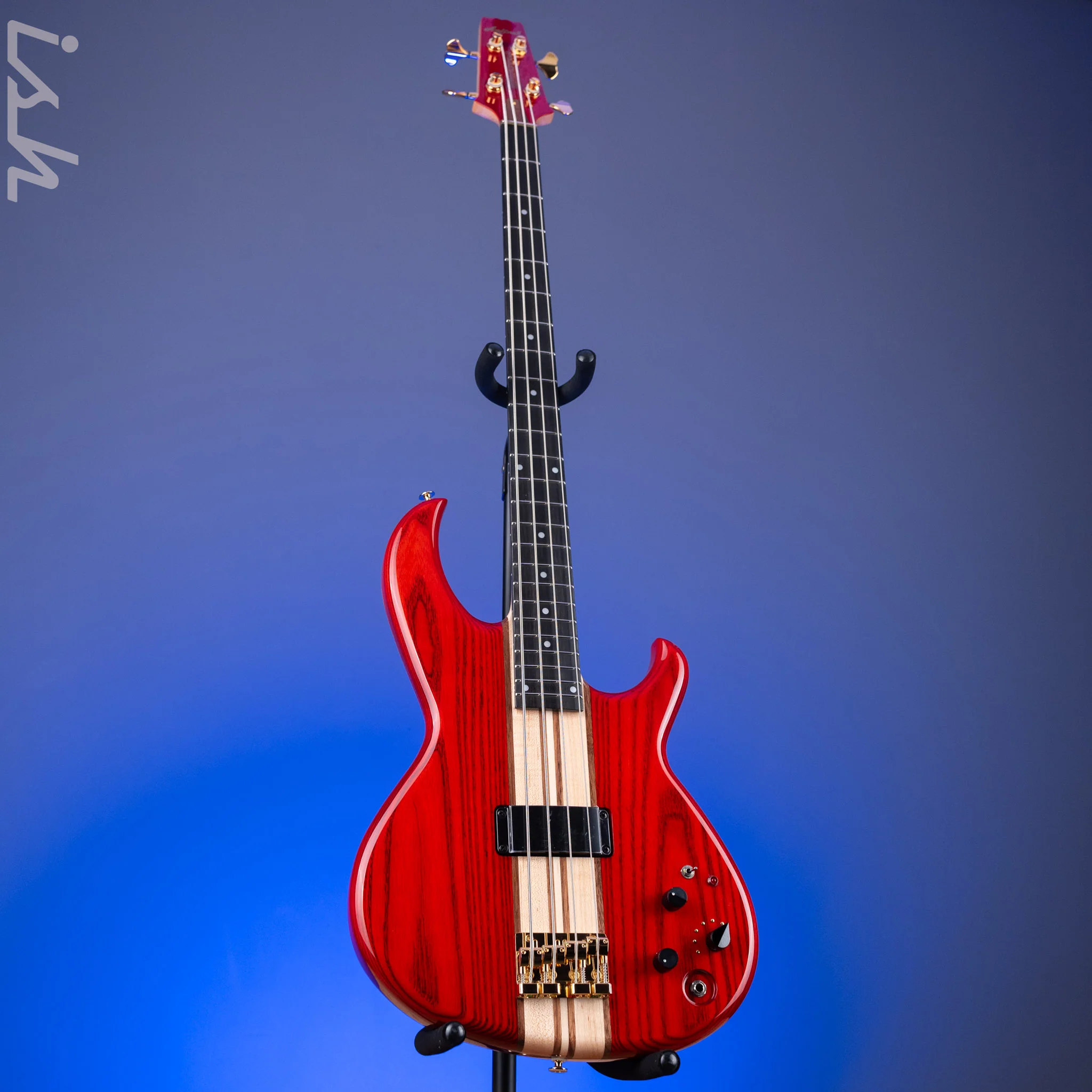 Aria Pro II SB-1000 Bass 4-String Paduak Red - Image 2