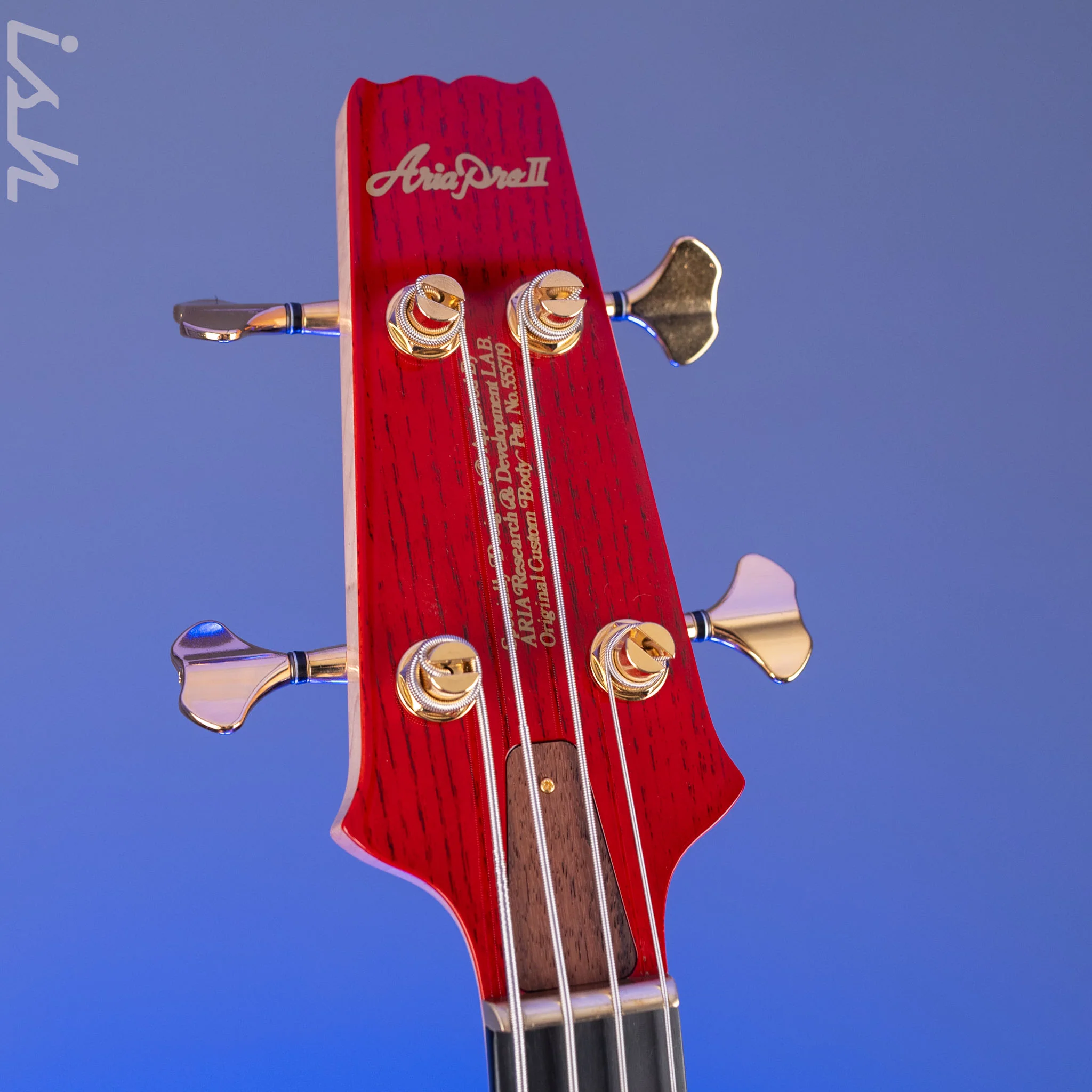 Aria Pro II SB-1000 Bass 4-String Paduak Red - Image 6