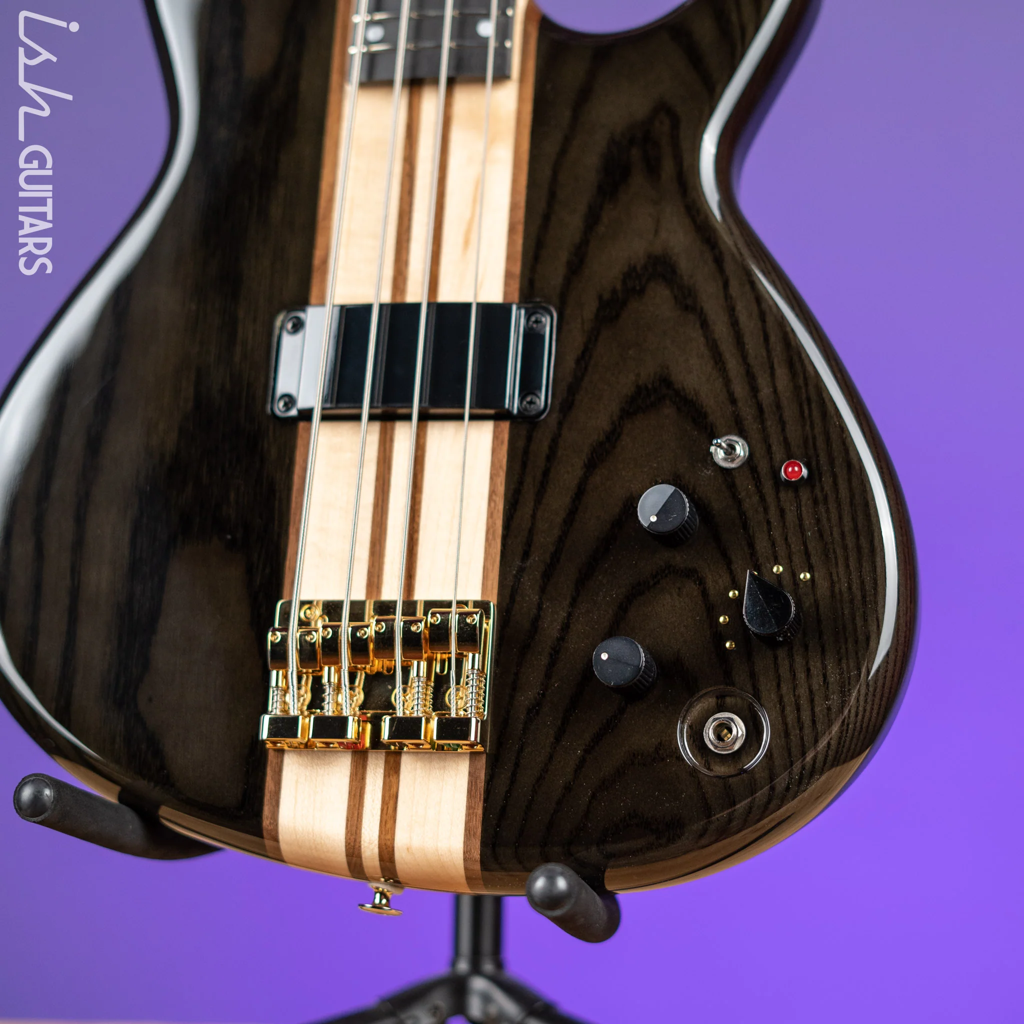 Aria Pro II SB-1000 Bass 4-String See-Through Black - Image 4