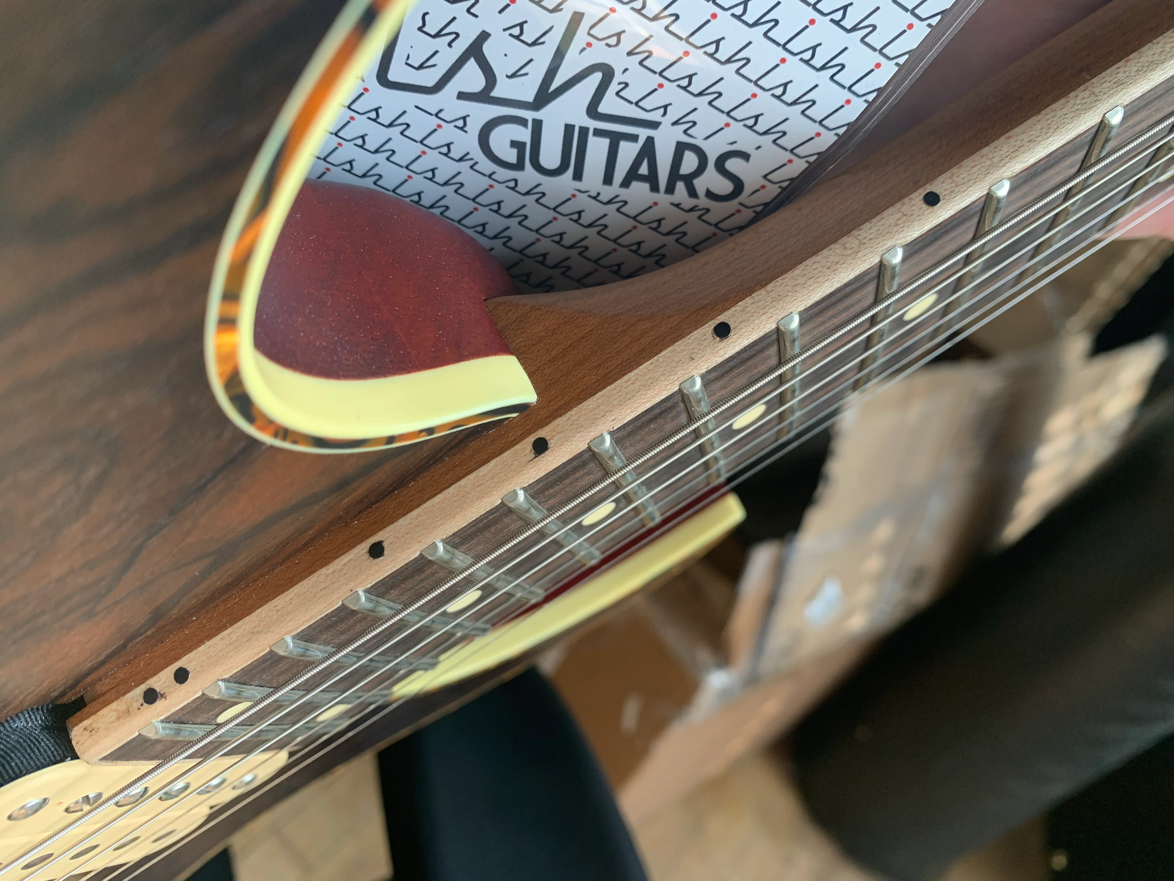 B-Stock Ibanez RGEW521ZC Ziricote Top Natural Flat Finish - Image 11