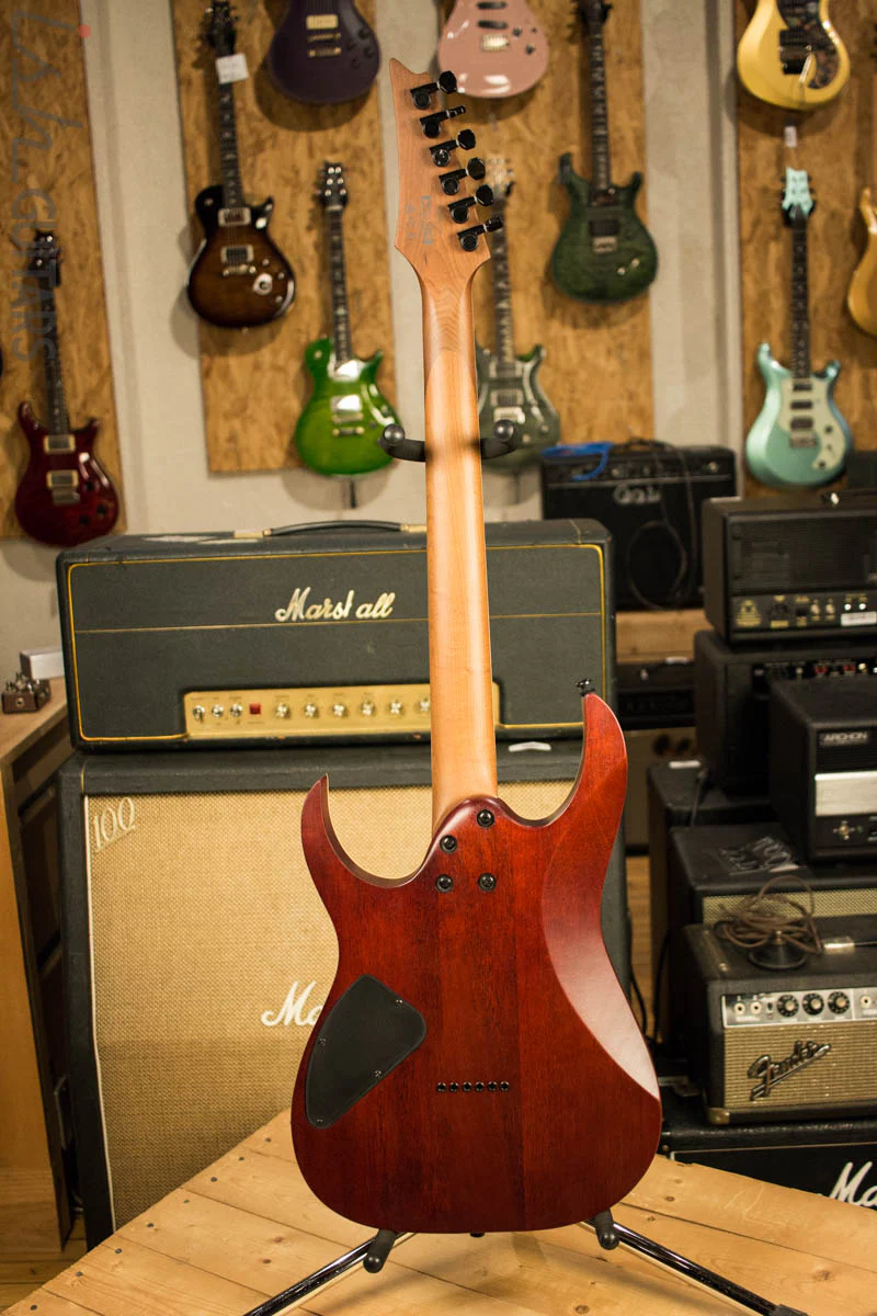 B-Stock Ibanez RGEW521ZC Ziricote Top Natural Flat Finish - Image 8