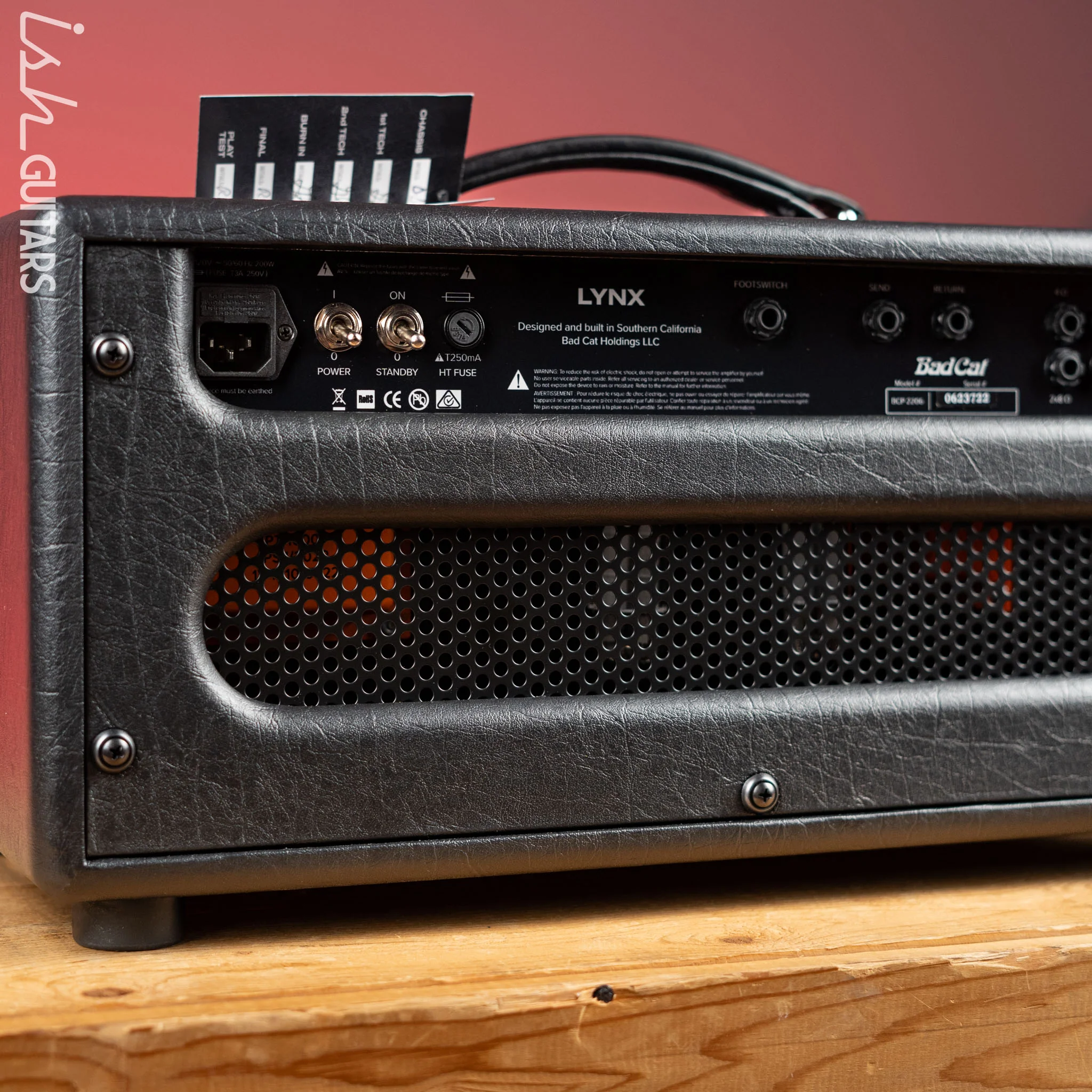 Bad Cat Lynx Black 50W Guitar Amplifier Head Demo - Image 5