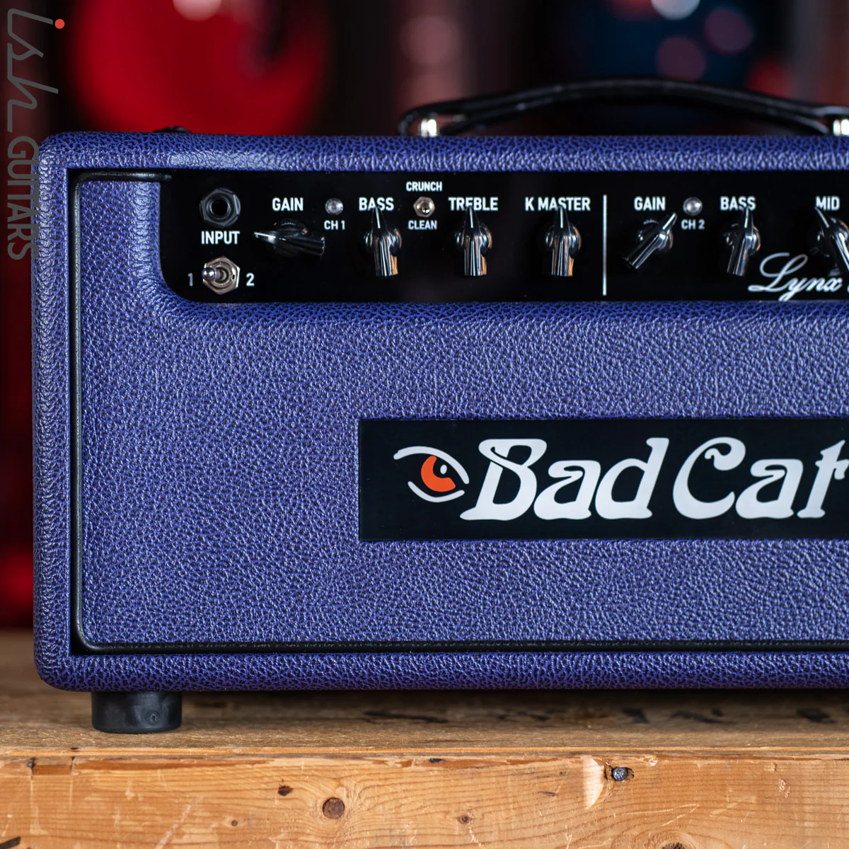 Bad Cat Lynx-X Players Series 40 Watt Amp Head Custom Plum Tolex - Image 4