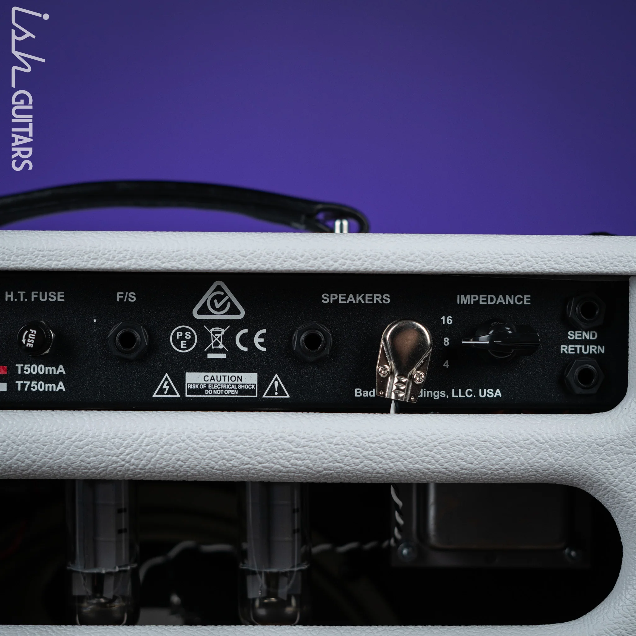 Bad Cat Lynx X USA Player Series 1x12 40W Guitar Combo Amplifier White Tolex - Image 7