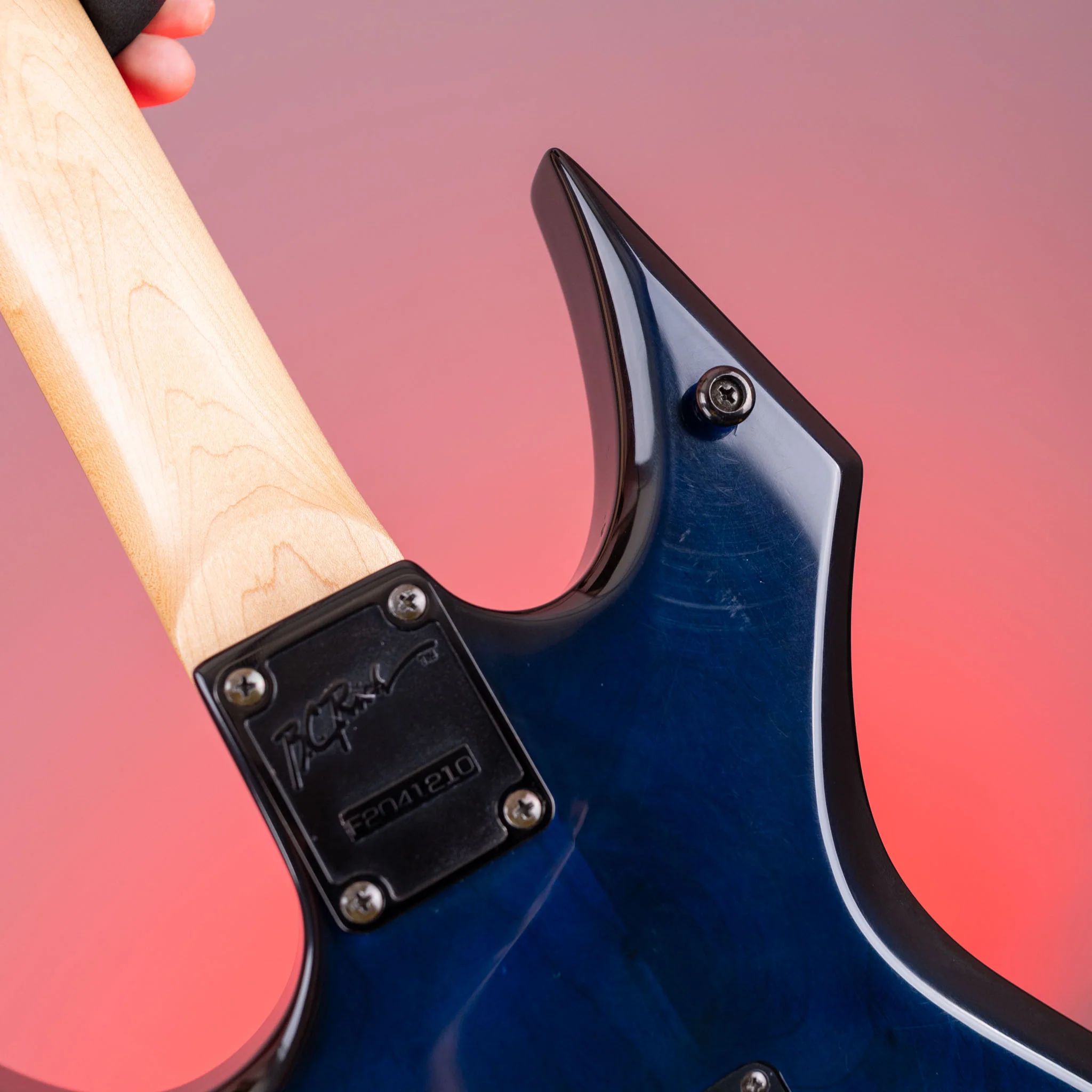 BC Rich Warlock Blue - Image 13
