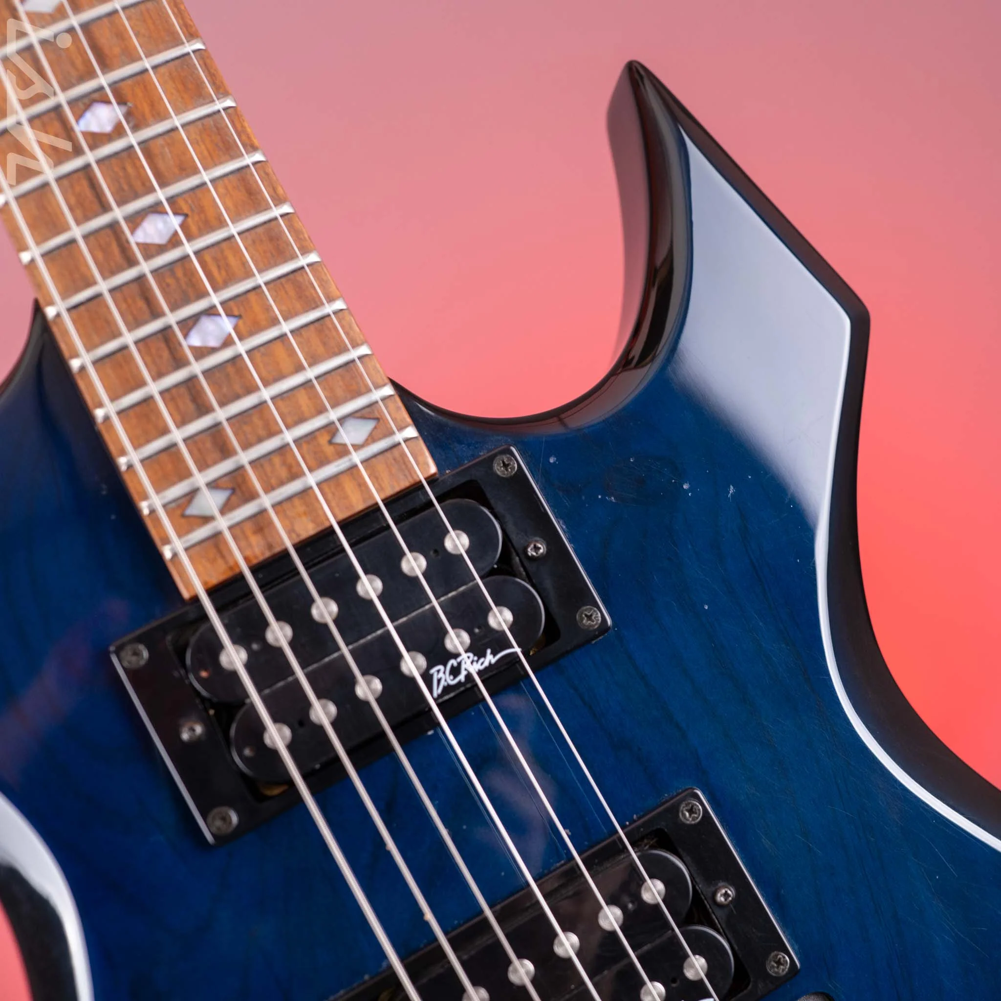 BC Rich Warlock Blue - Image 6