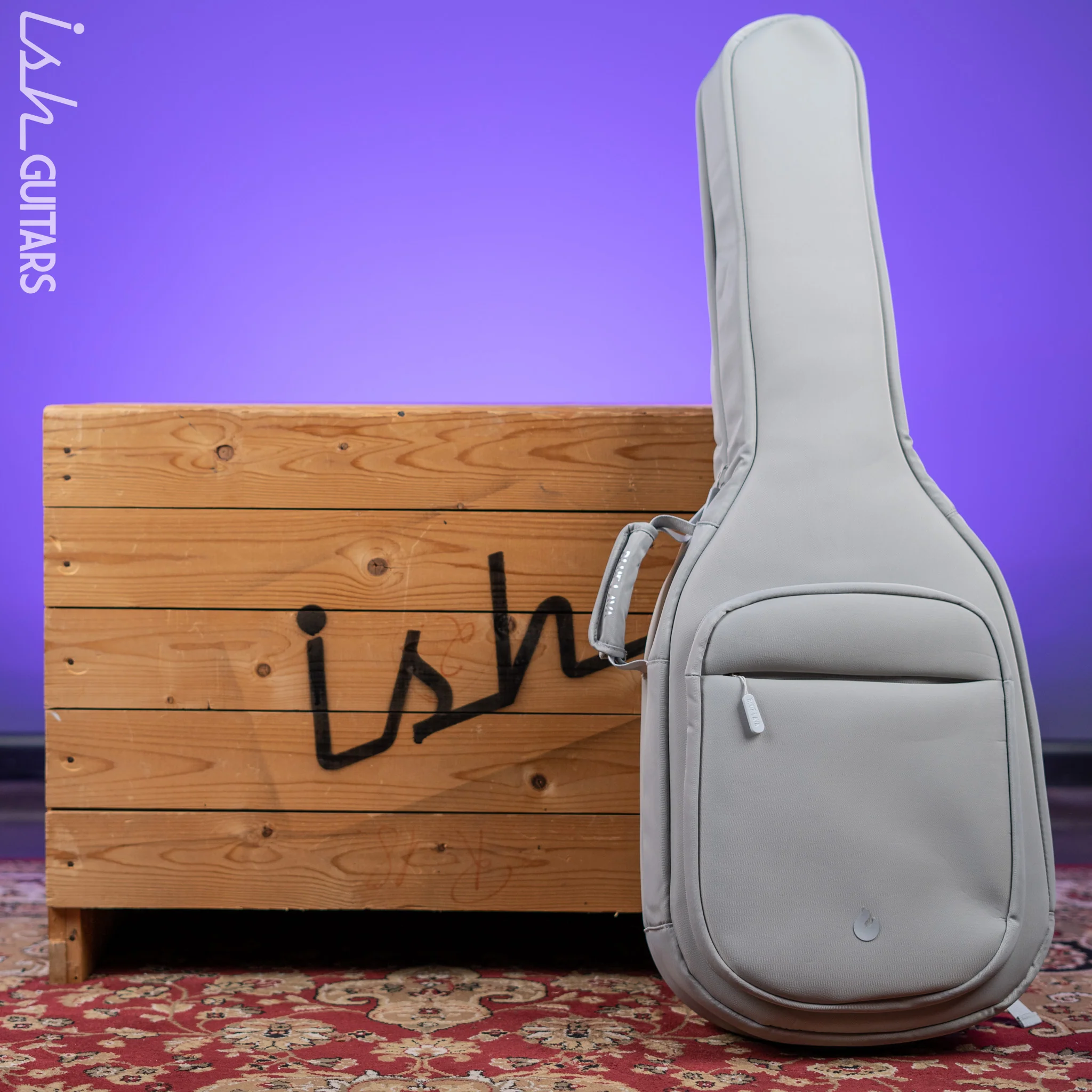 Lava Music Blue Lava Touch Smart Acoustic Guitar Midnight Black w/ Airflow Bag - Image 10