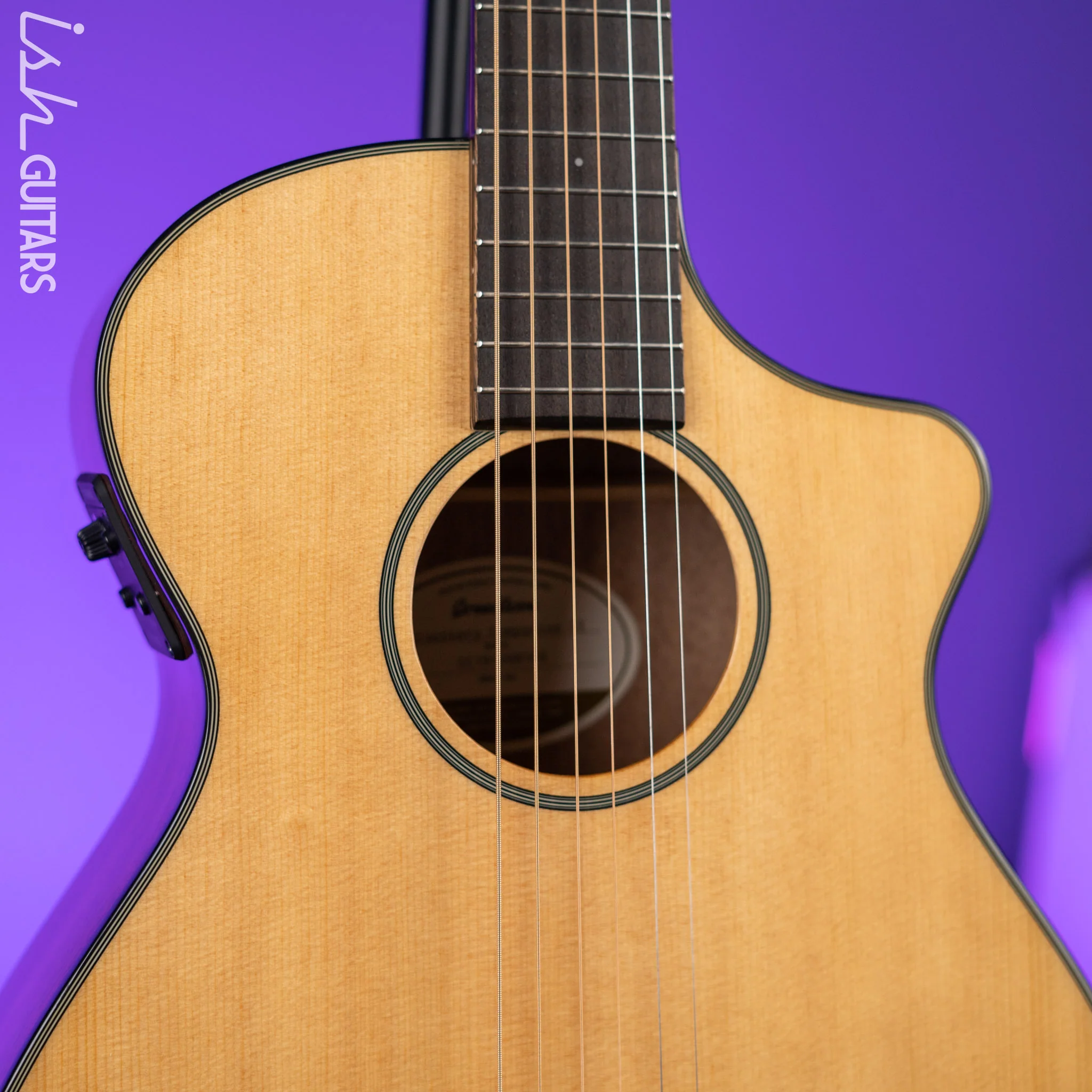 Breedlove Discovery Companion CE Acoustic-Electric Guitar Natural - Image 3