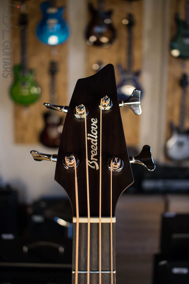 Breedlove Solo Acoustic Electric Bass Guitar - Image 5