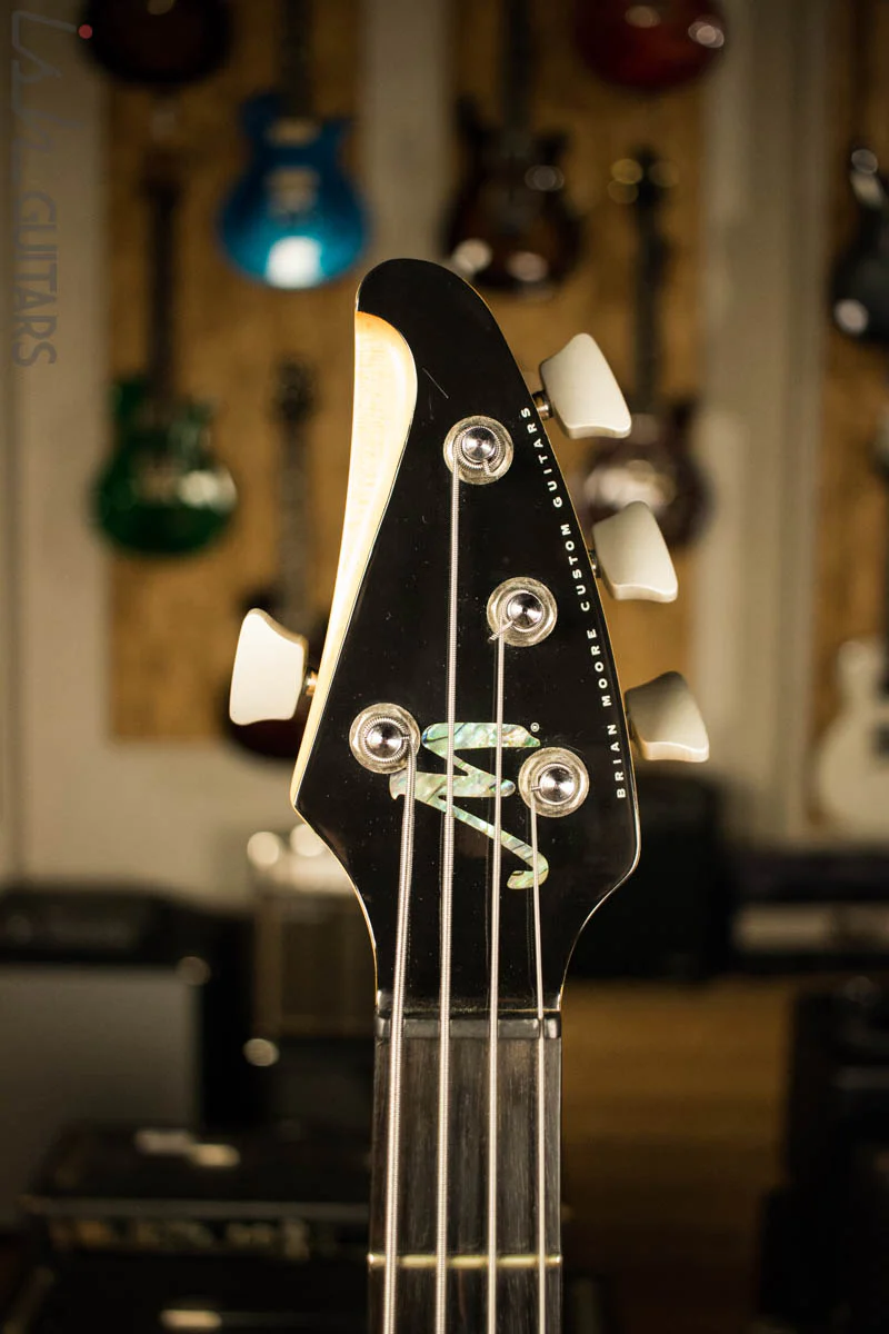 1998 Brian Moore Custom Shop TC4P Bass Guitar - Image 5