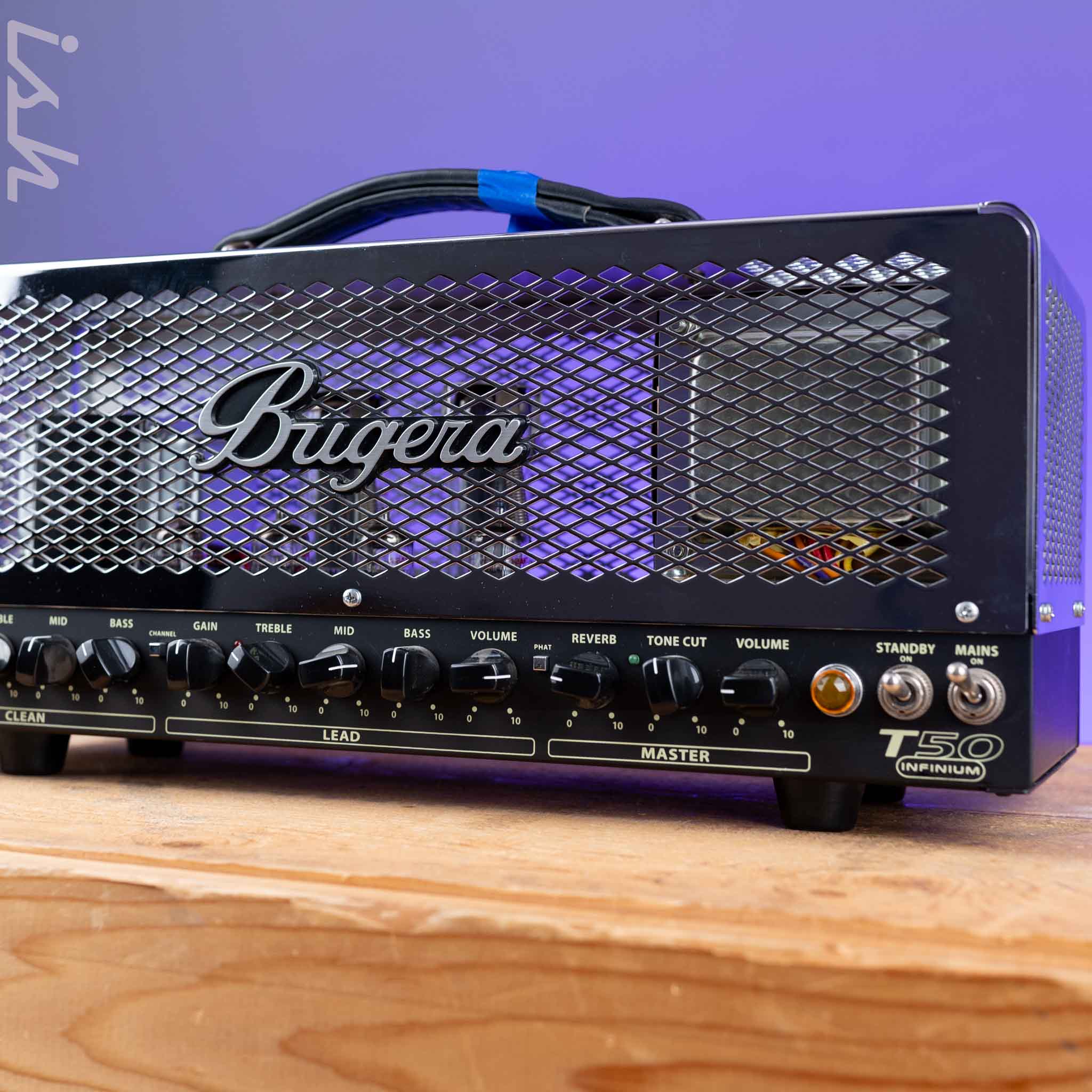 Bugera T50 Infinium 50-watt 2-channel Tube Head Chrome - Image 3