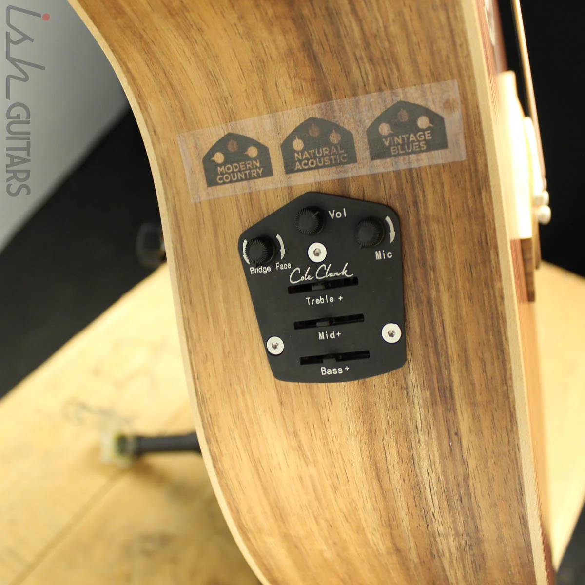 Cole Clark Angel AN2EC-RDBLSB Redwood Top w/ Blackwood Back and Sides - Image 5