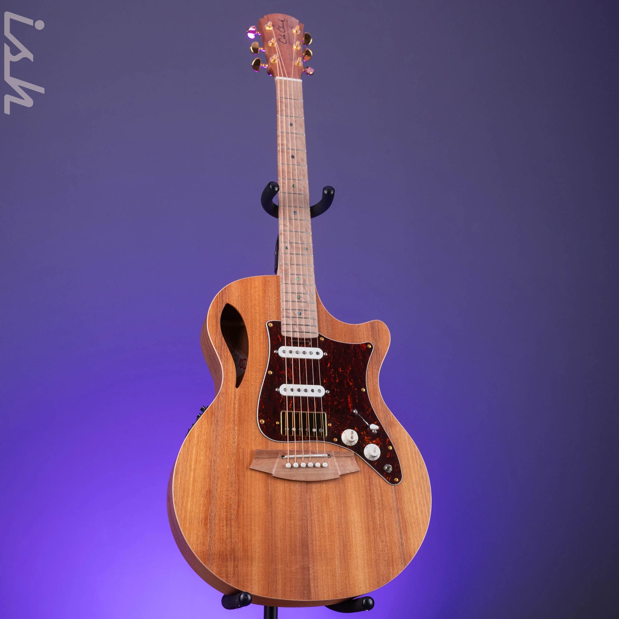 Cole Clark TL2EC-BLBL-HSS Acoustic-Electric Guitar Blackwood - Image 2
