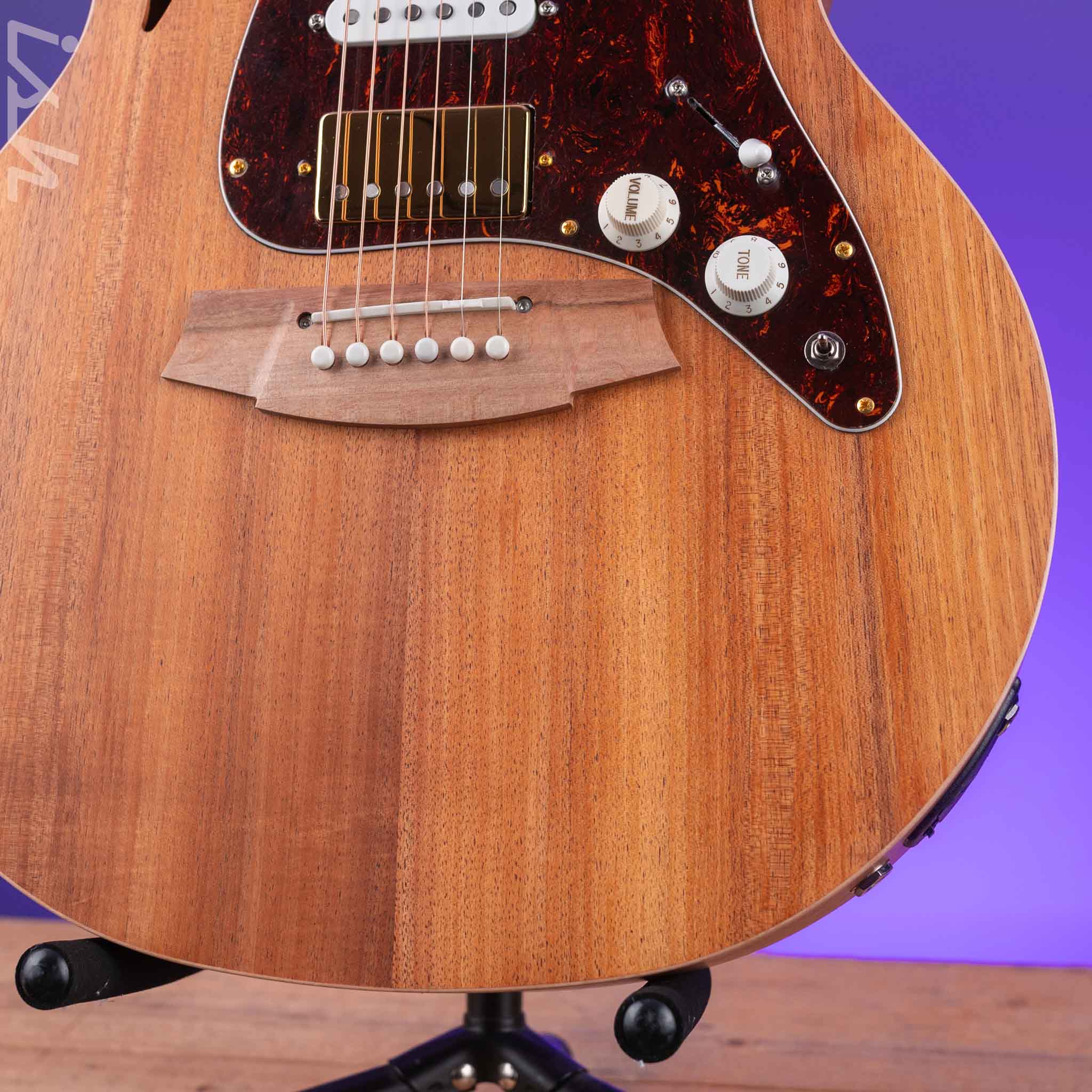 Cole Clark TL2EC-BLBL-HSS Acoustic-Electric Guitar Blackwood - Image 5