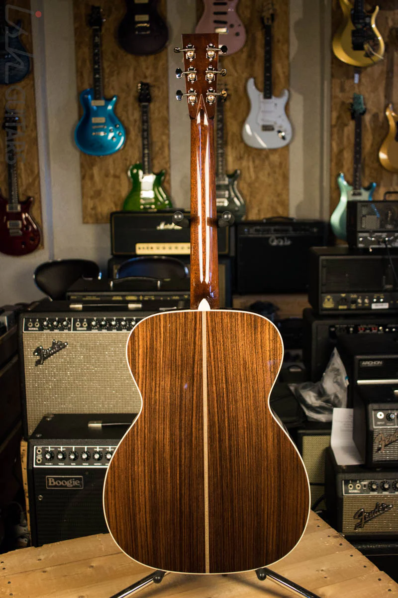 Collins OM2HT Acoustic Guitar - Image 8