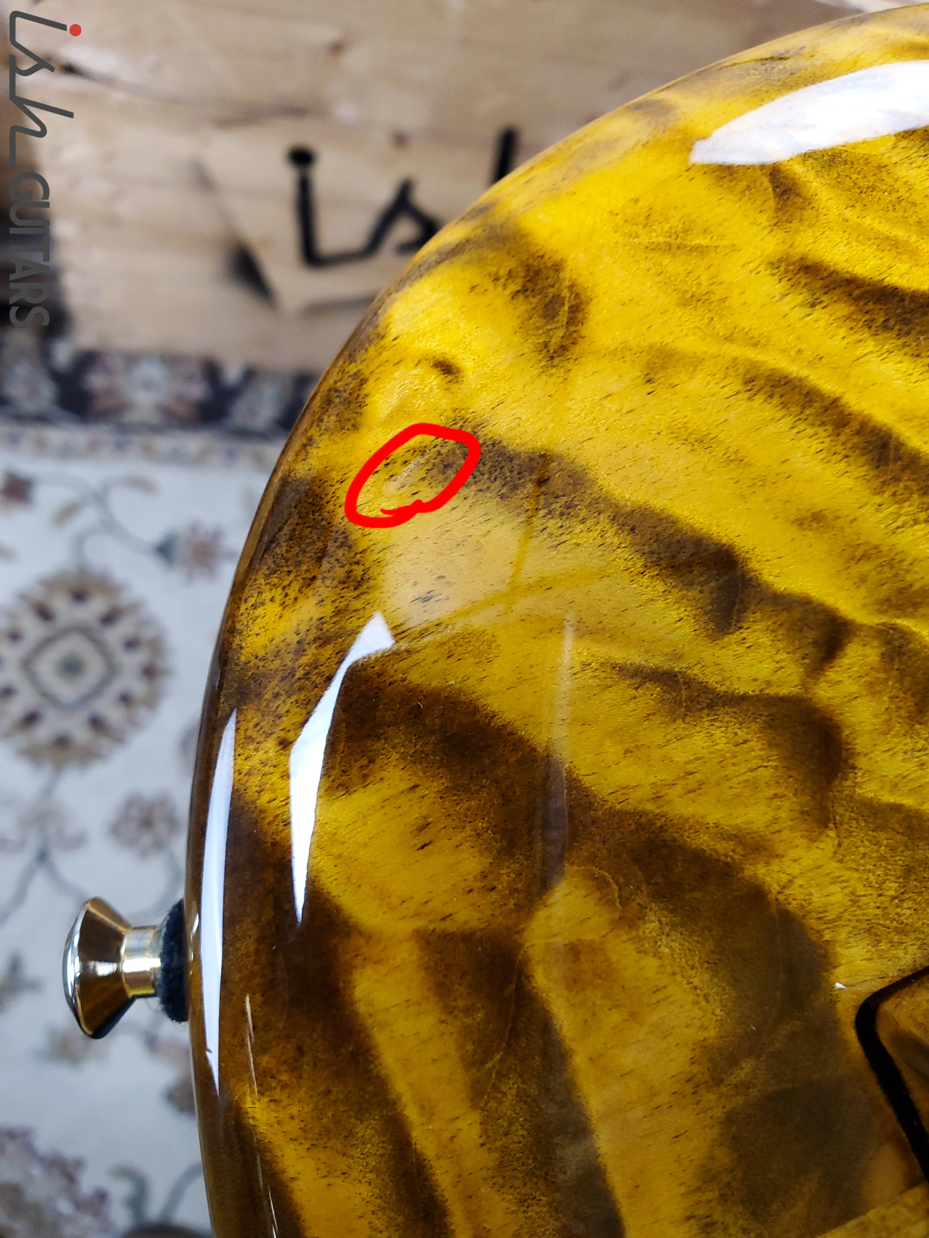 2017 USA Spector NS-2 Custom Tiger Eye Finish Premium Quilted Maple Gloss - Image 11