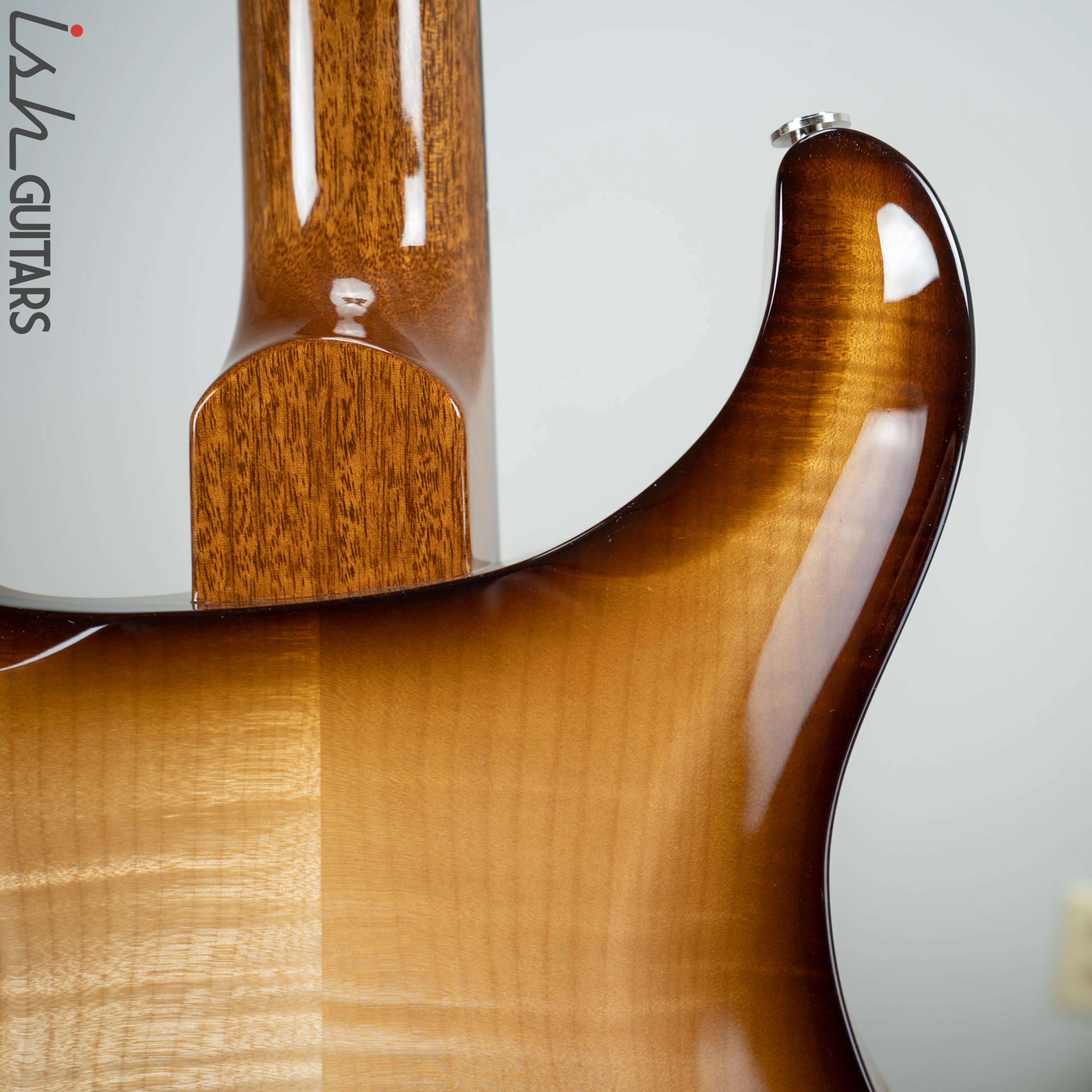 2019 Paul Reed Smith PRS Hollowbody II Piezo Natural Tobacco Wrap Burst Ebony Fretboard - Image 9
