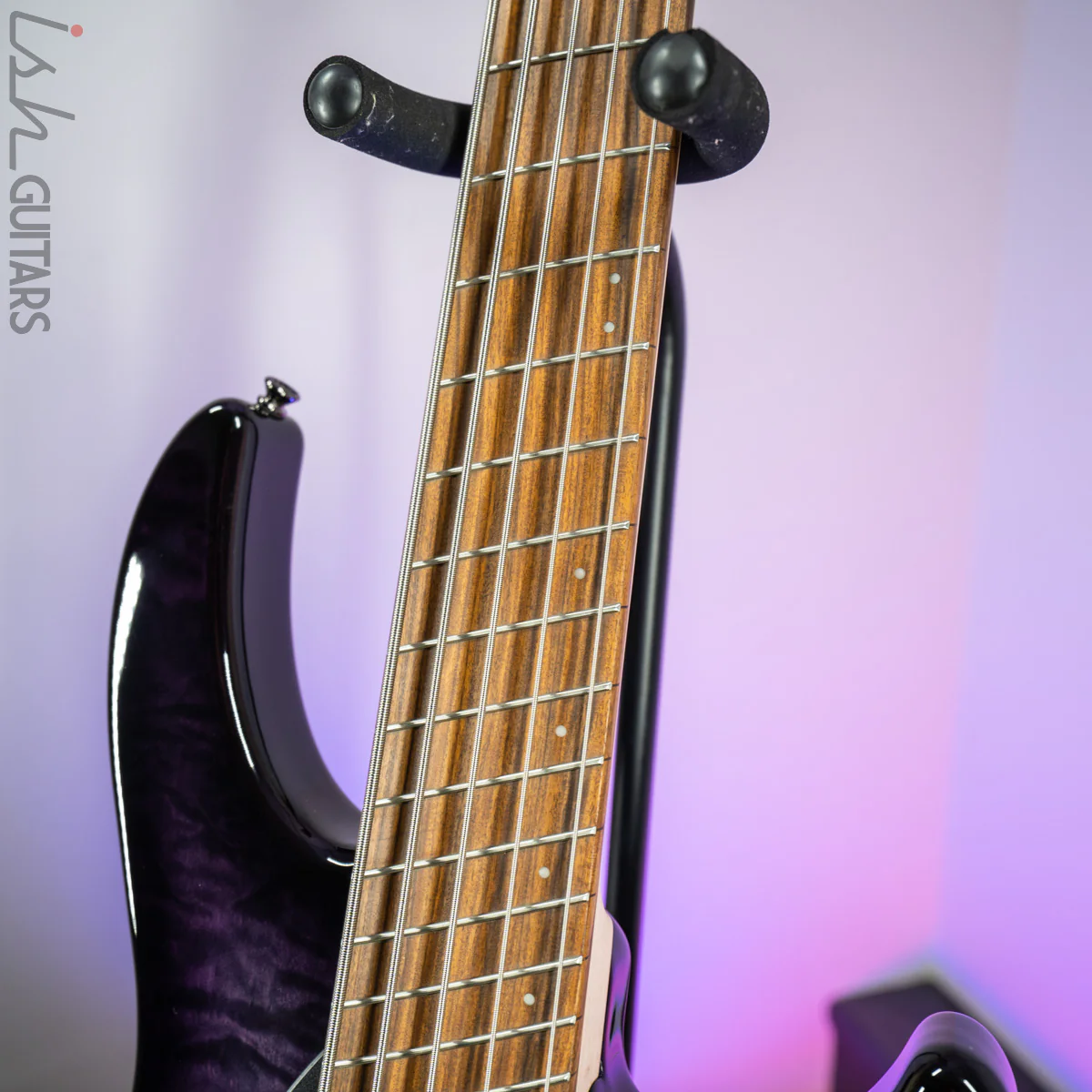 Dingwall 10th Anniversary Combustion 5-String 2 PUP Amethystburst Pau Ferro Fretboard B-Stock - Image 6