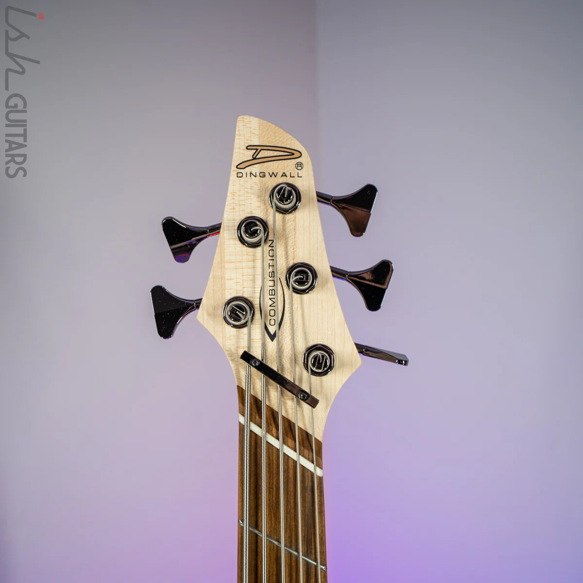 Dingwall 10th Anniversary Combustion 5-String 2 PUP Amethystburst Pau Ferro Fretboard B-Stock - Image 7
