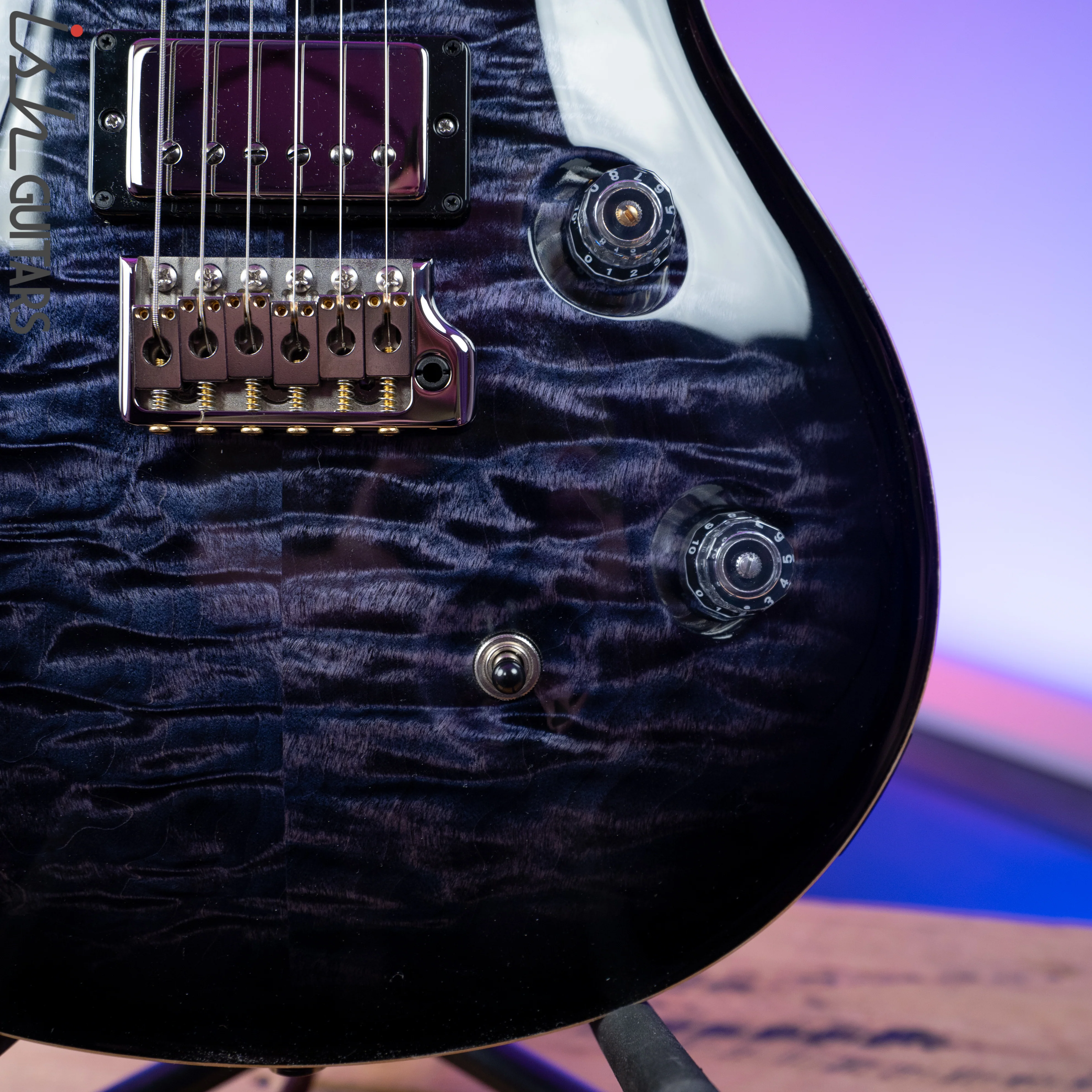 2020 Paul Reed Smith PRS Wood Library Custom 24 Purple Mist Brazilian - Image 4