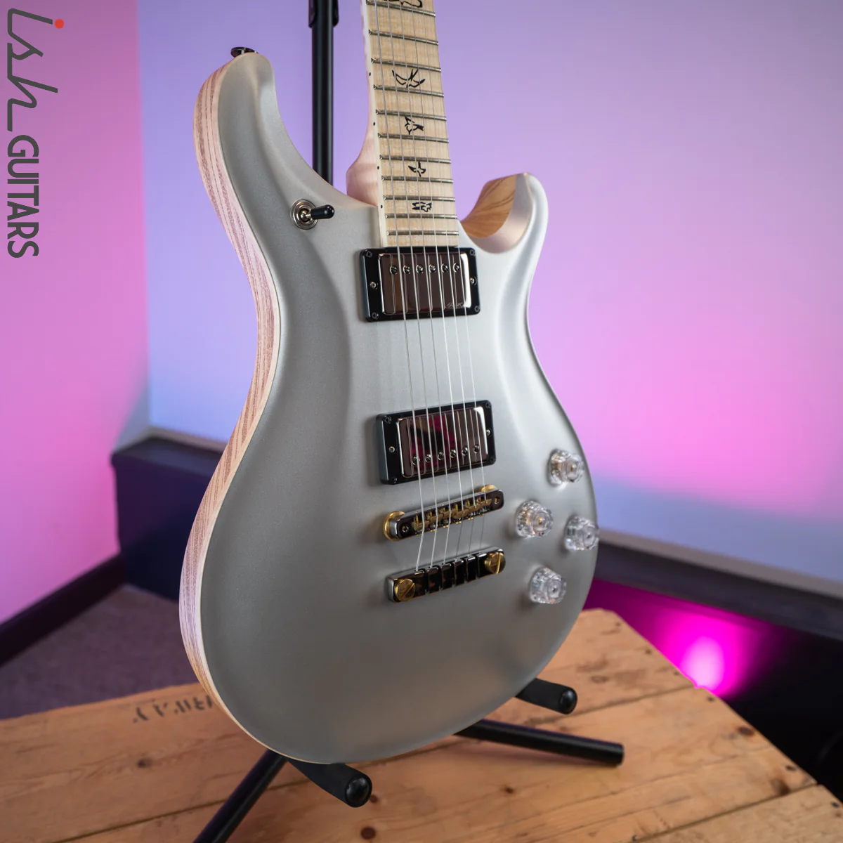 2020 PRS Paul Reed Smith McCarty 594 Wood Library Platinum Satin Ash Maple Neck - Image 5