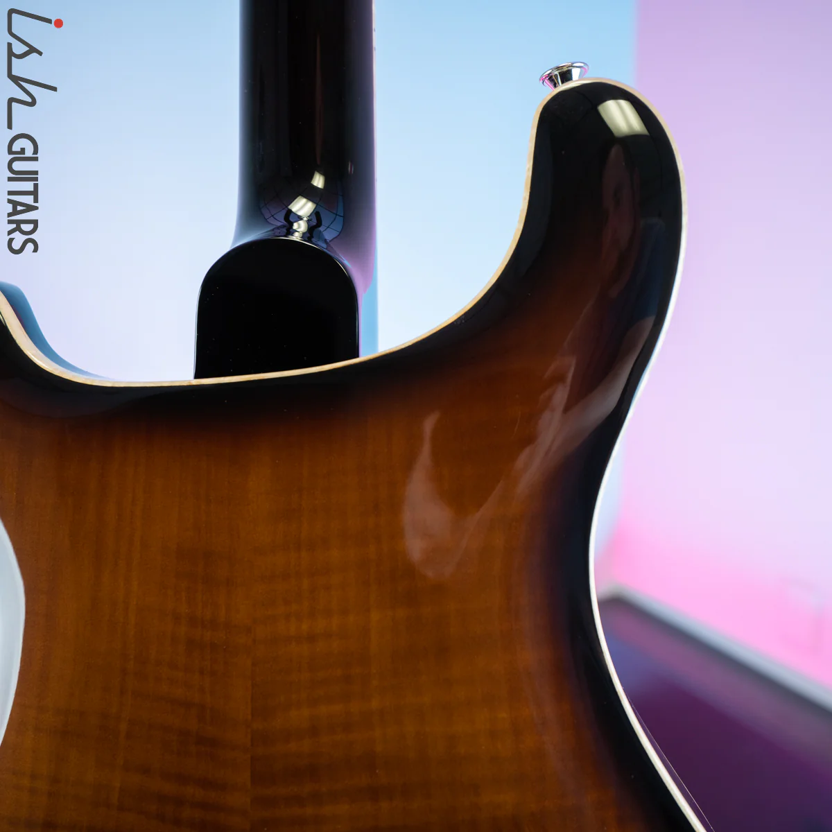 2020 PRS Paul Reed Smith SE Hollowbody II Piezo Black Gold Burst - Image 9