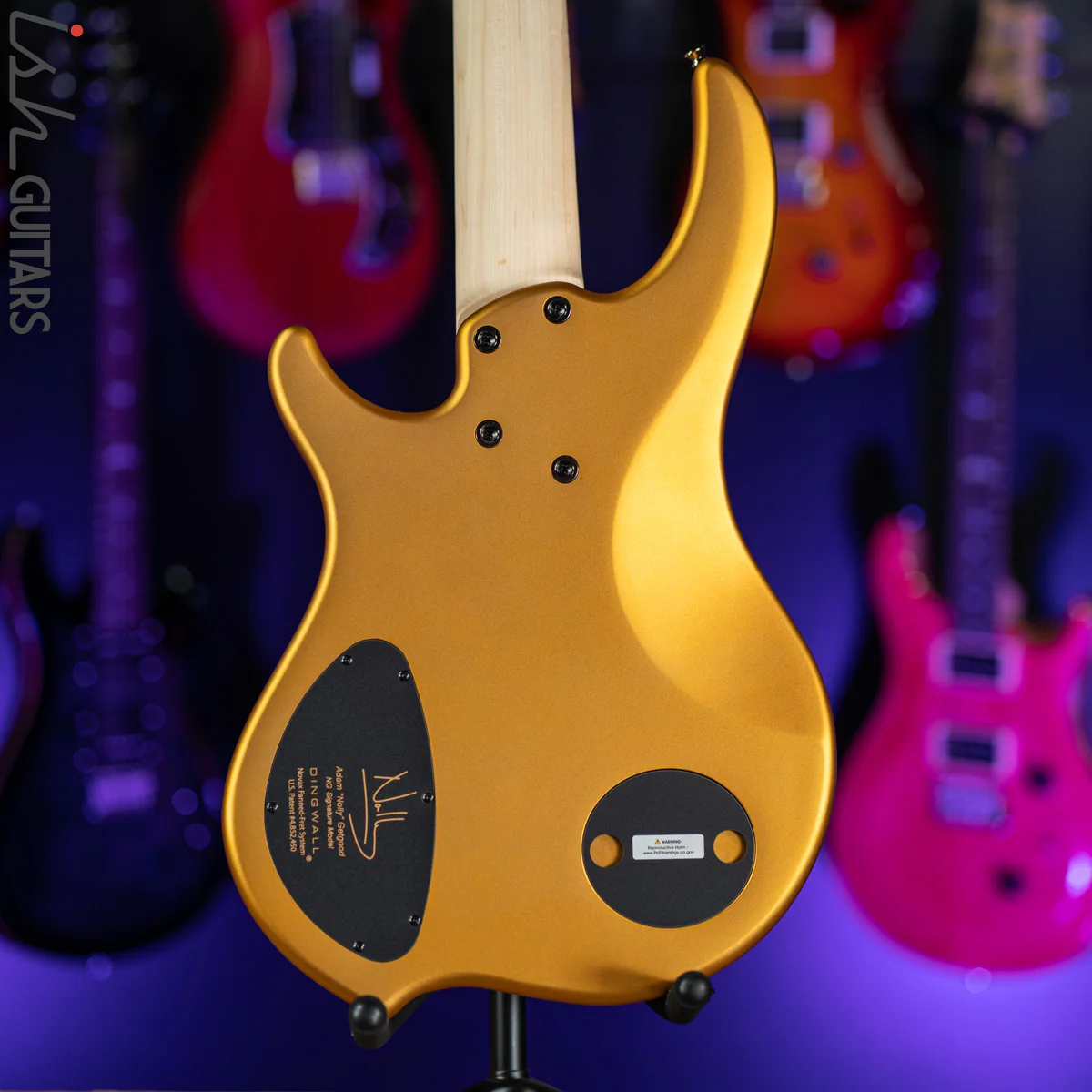 Dingwall NG-3 5-String Bass Matte Gold Metallic - Image 7