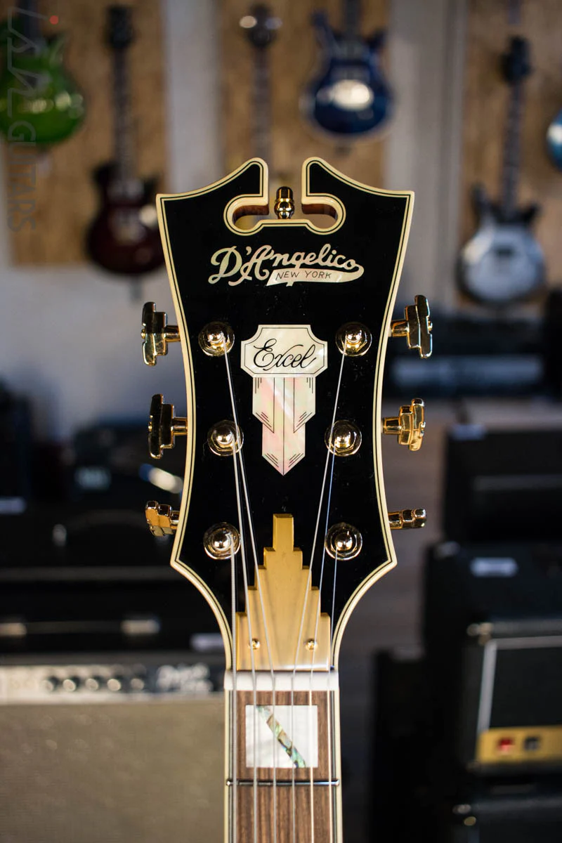 D'Angelico Excel EXL-1 Iced Tea Burst Hollowbody Electric Guitar - Image 5
