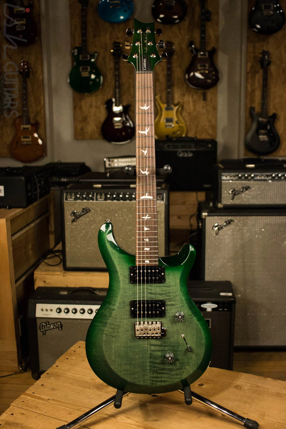 2018 Paul Reed Smith PRS S2 Custom 24 - Moss Green - Image 2