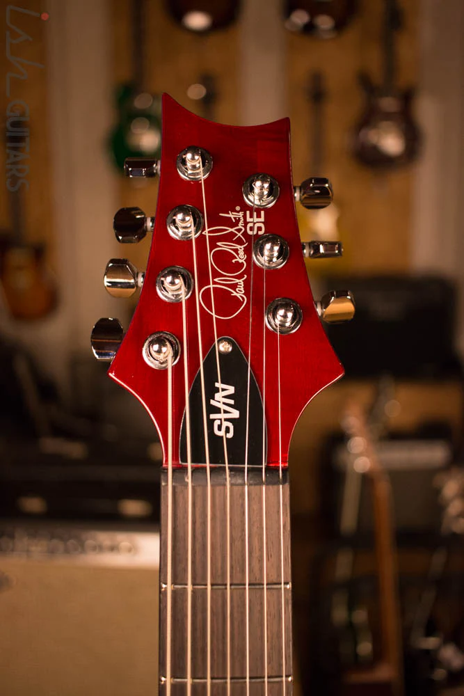 2018 Paul Reed Smith PRS SE Seven - Black Cherry Finish - Image 5